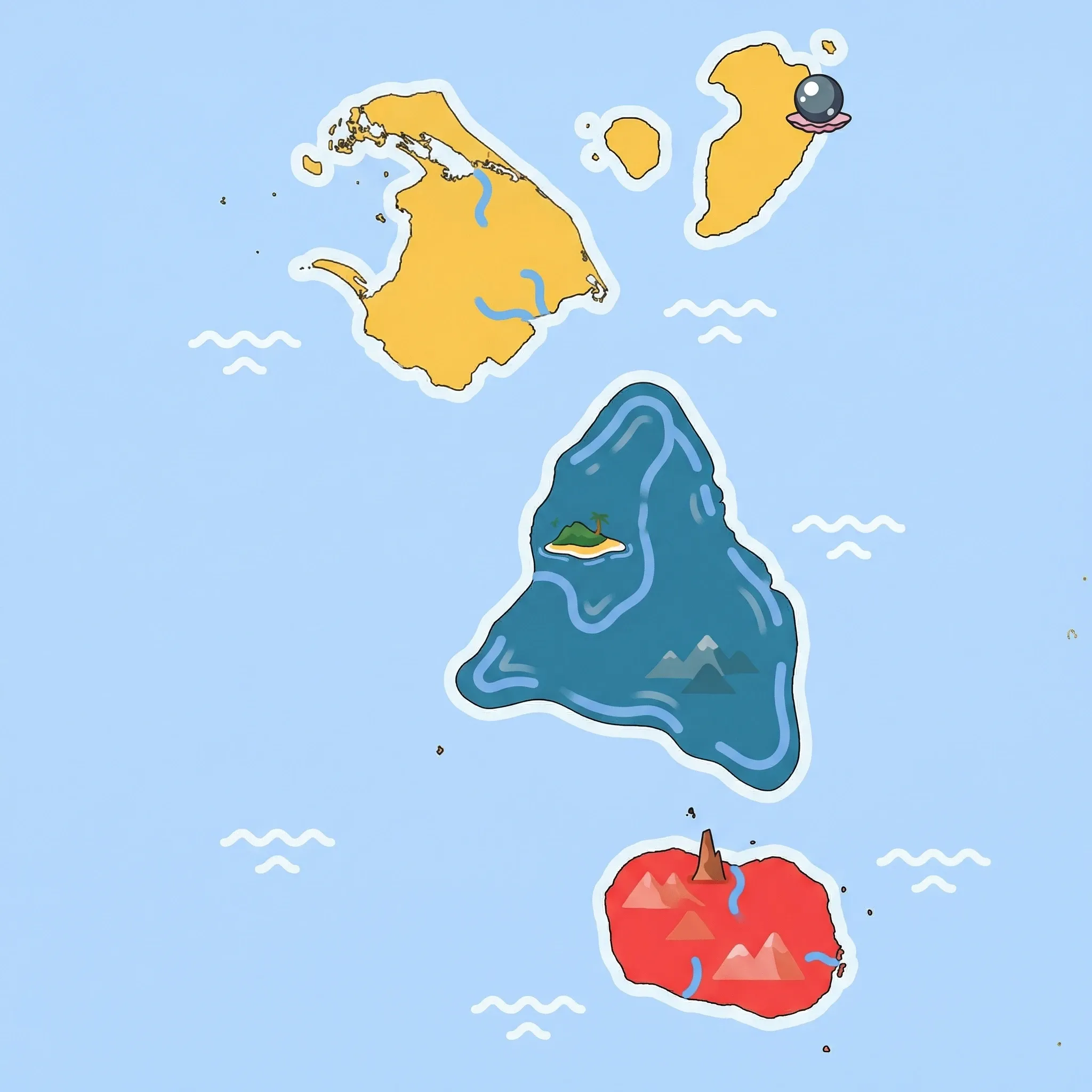 Colourful illustrated map of Cook Islands showing 3 tourist regions including Aitutaki (lagoon), Rarotonga, Northern Group (remote), decorated with iconic landmarks like One Foot Island, Te Rua Manga (The Needle), and Black Pearl, with geographic features including Rarotonga, Aitutaki Lagoon, Te Rua Manga (The Needle), and Muri Lagoon.