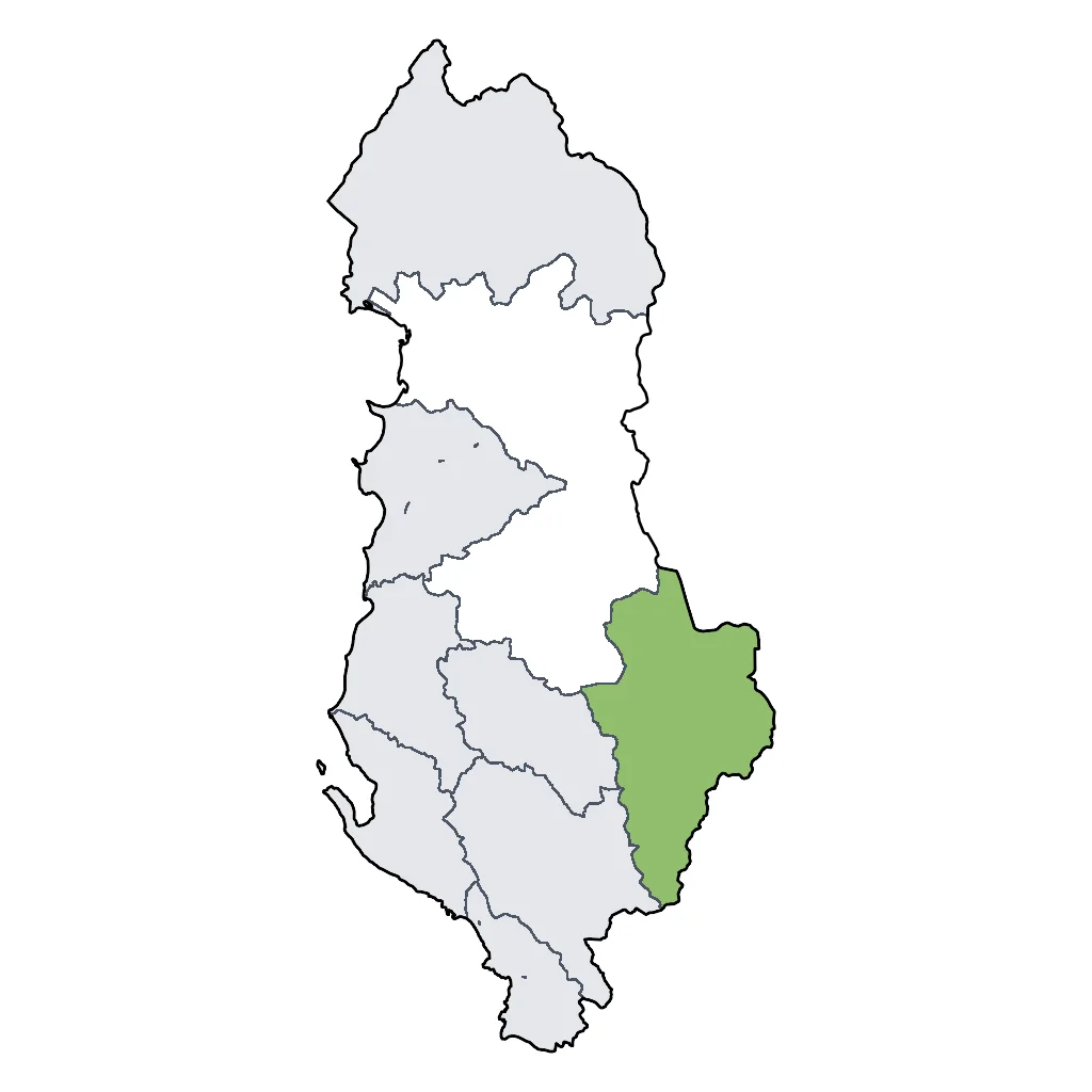 Map showing regions suitable for Festivals & Seasonal in Albania. Overall suitability: good.