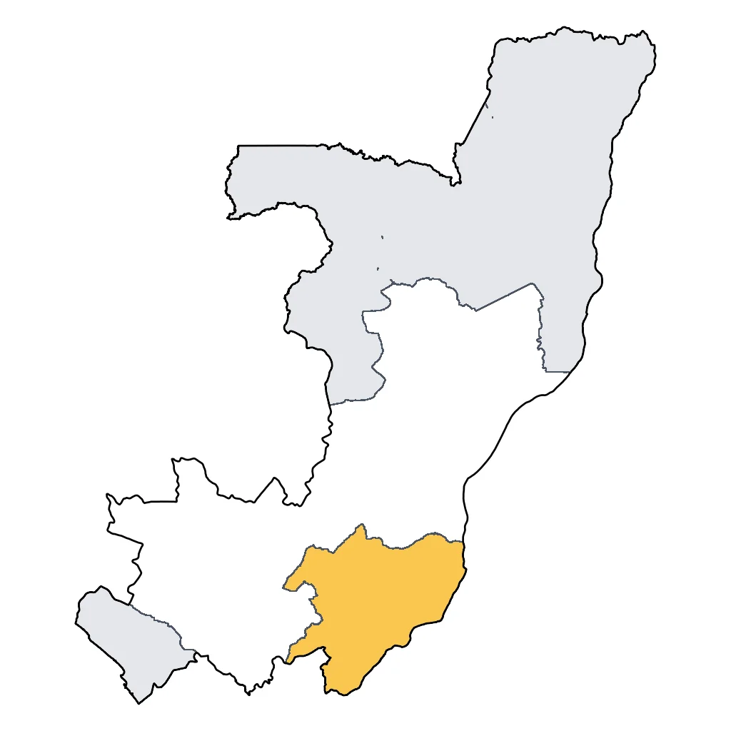 Map showing regions suitable for Festivals & Seasonal in Republic of the Congo. Overall suitability: marginal.