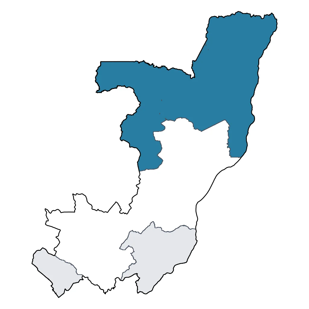 Map showing regions suitable for Relaxation & Wellness in Republic of the Congo. Overall suitability: marginal.