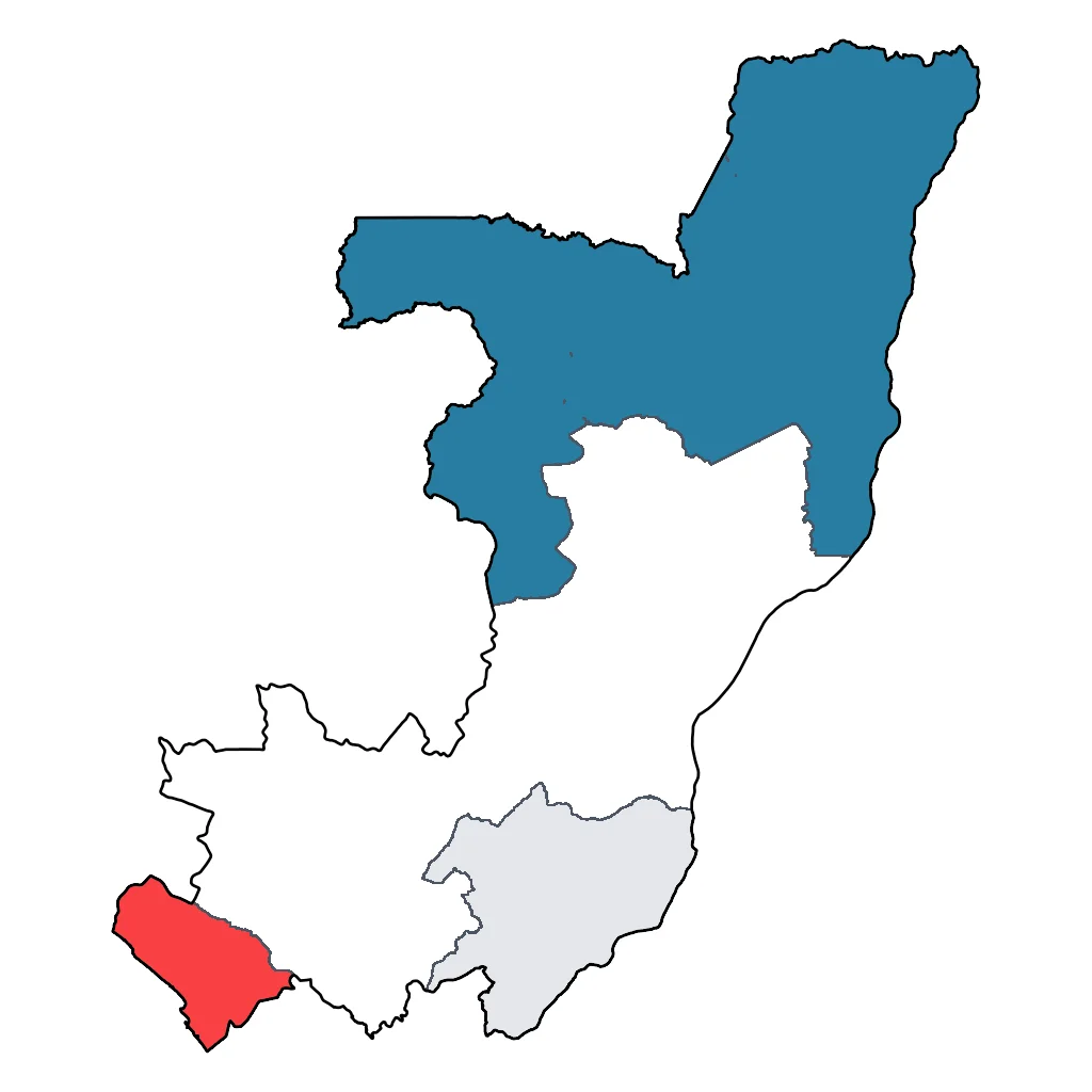 Map showing regions suitable for Sports & Active in Republic of the Congo. Overall suitability: marginal.