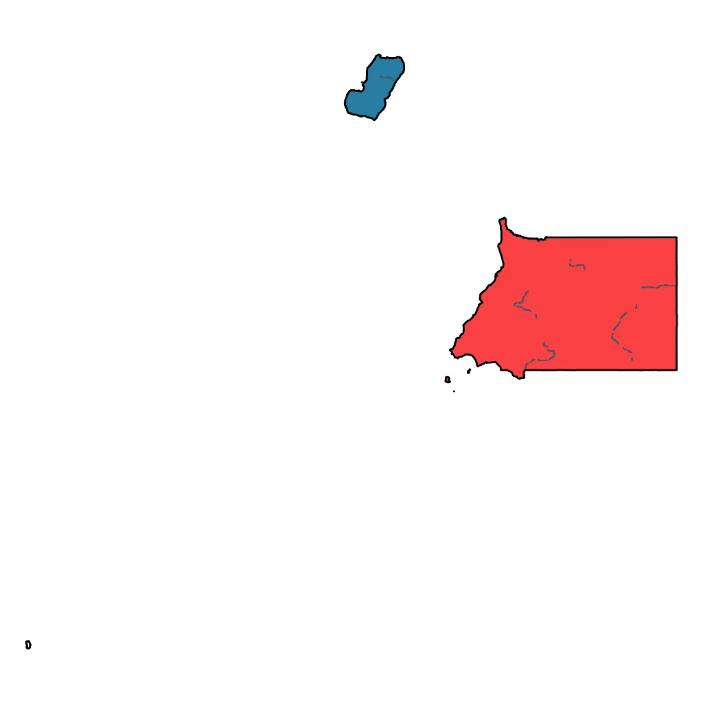 Map showing regions suitable for Adventure & Nature in Equatorial Guinea. Overall suitability: good.