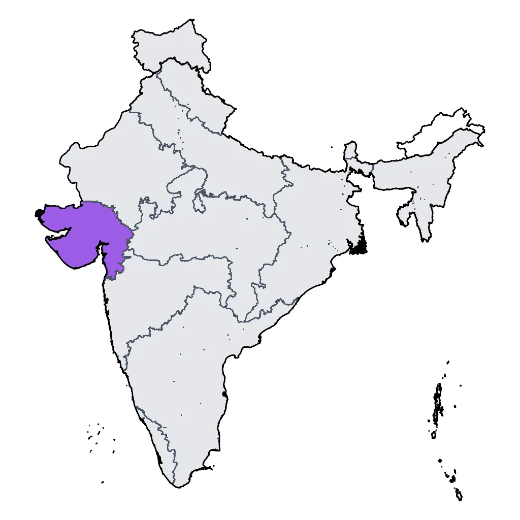 Map showing regions suitable for Theme Park & Entertainment in India. Overall suitability: good.