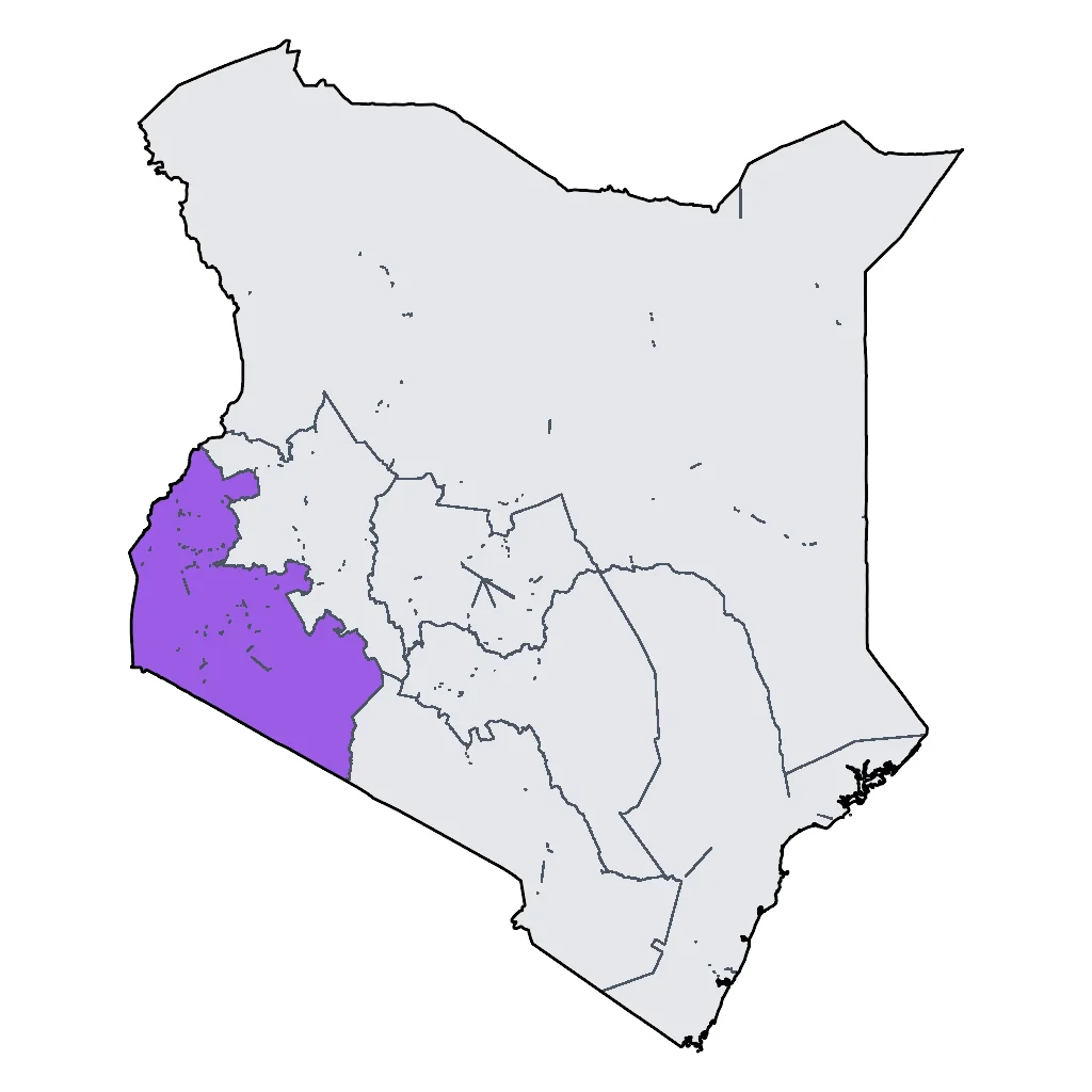 Map showing regions suitable for Festivals & Seasonal in Kenya. Overall suitability: good.