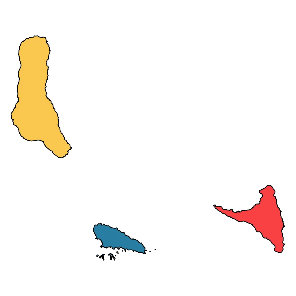 Map showing regions suitable for Adventure & Nature in Comoros. Overall suitability: very_good.