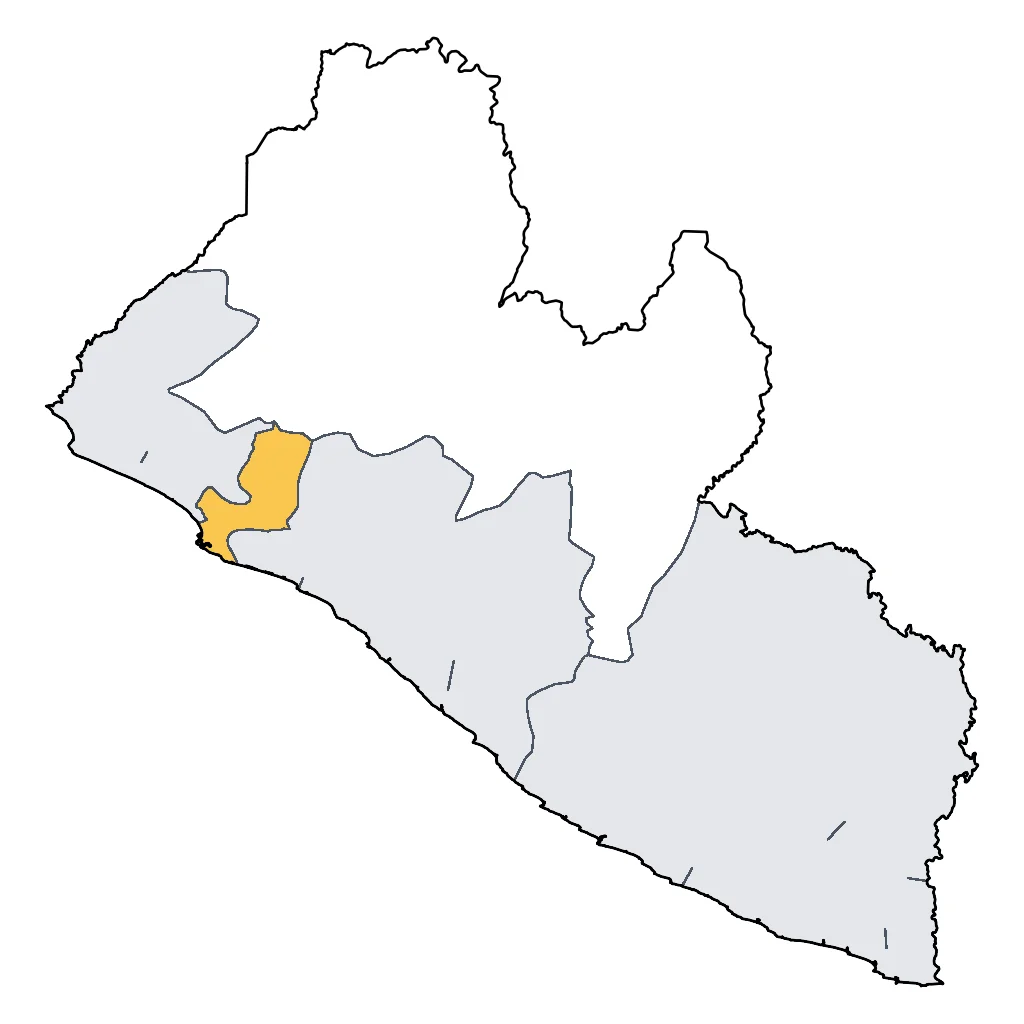 Map showing regions suitable for City & Cultural in Liberia. Overall suitability: good.