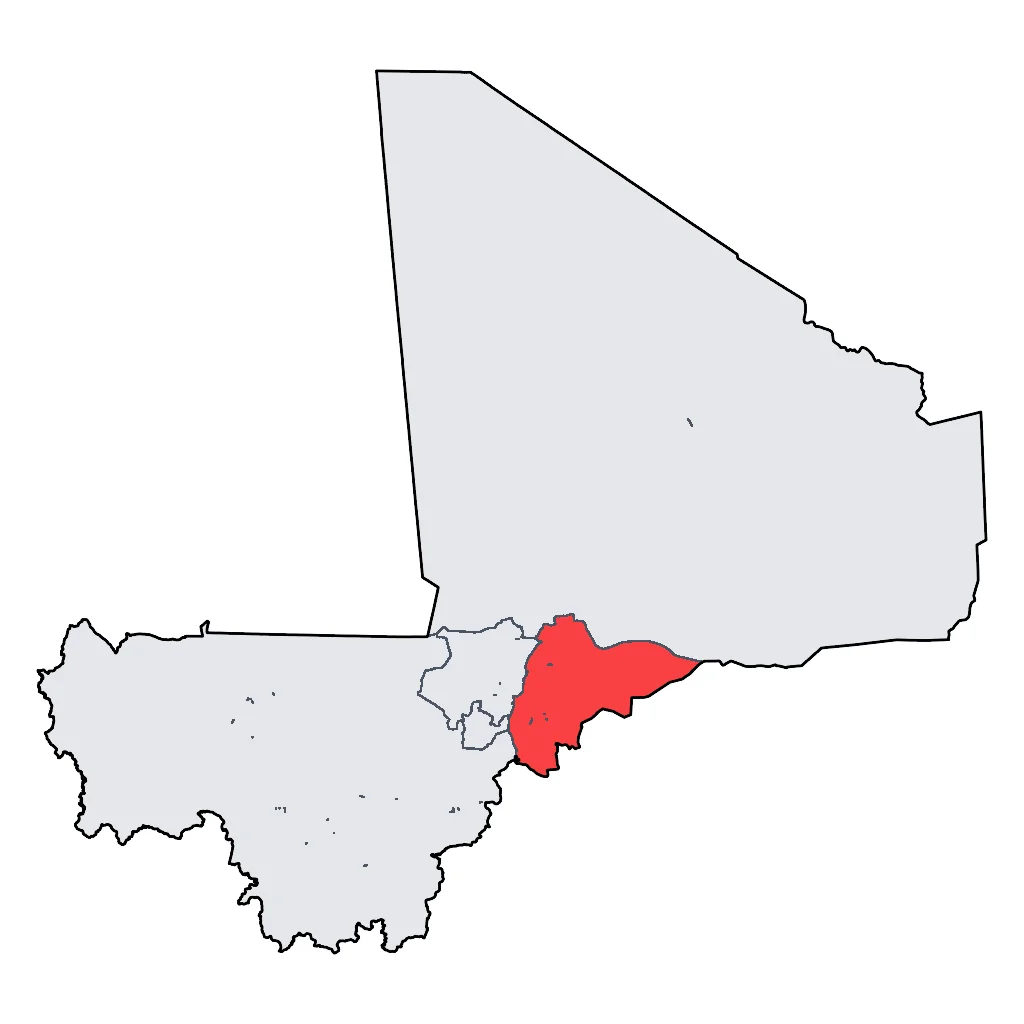 Map showing regions suitable for Sports & Active in Mali. Overall suitability: very_good.