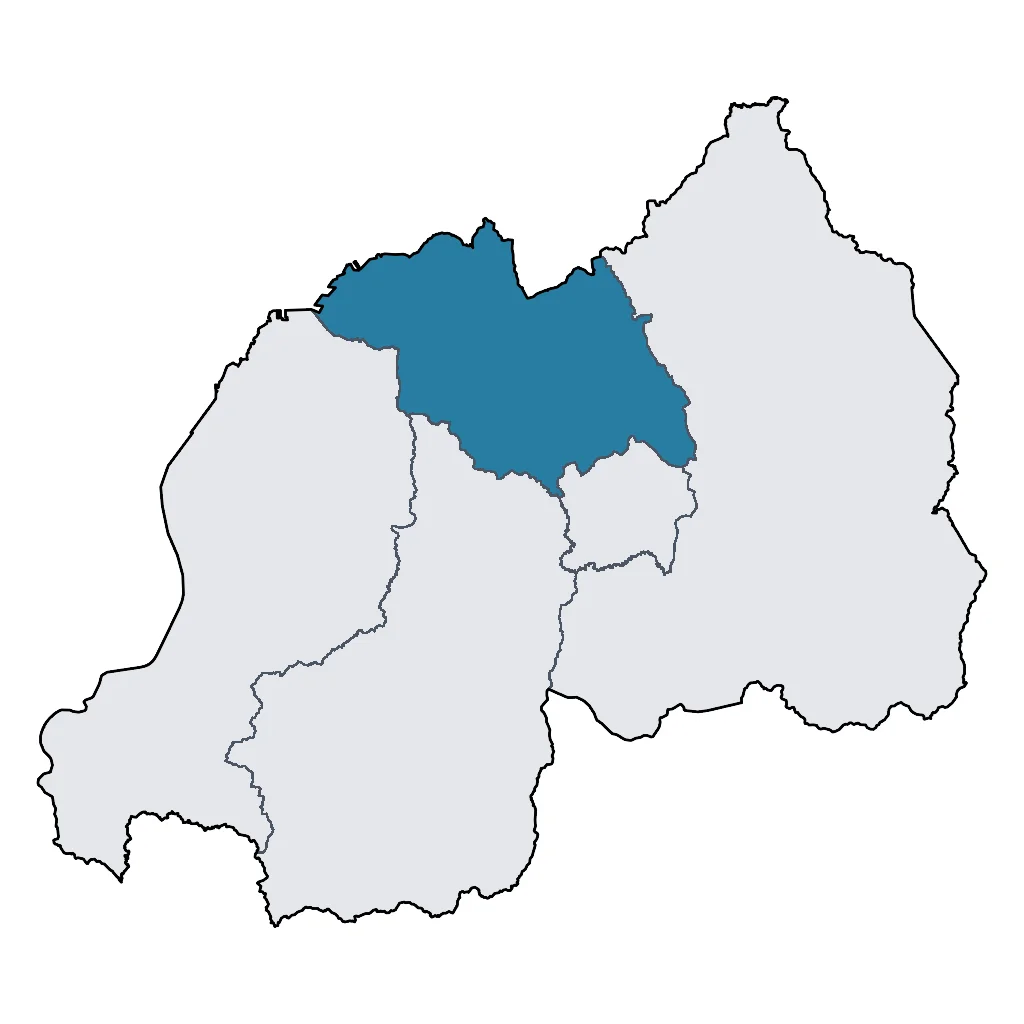 Map showing regions suitable for Festivals & Seasonal in Rwanda. Overall suitability: good.