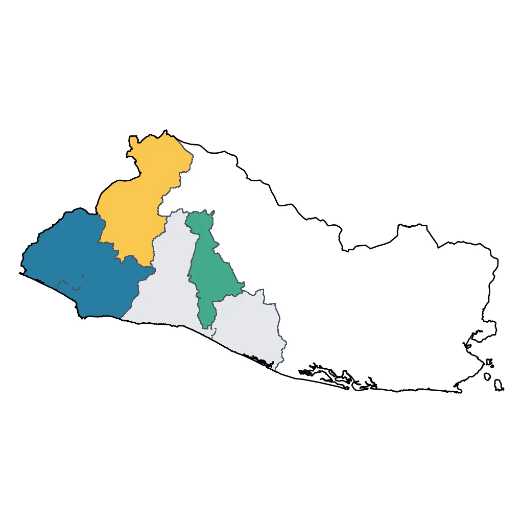 Map showing regions suitable for City & Cultural in El Salvador. Overall suitability: very_good.