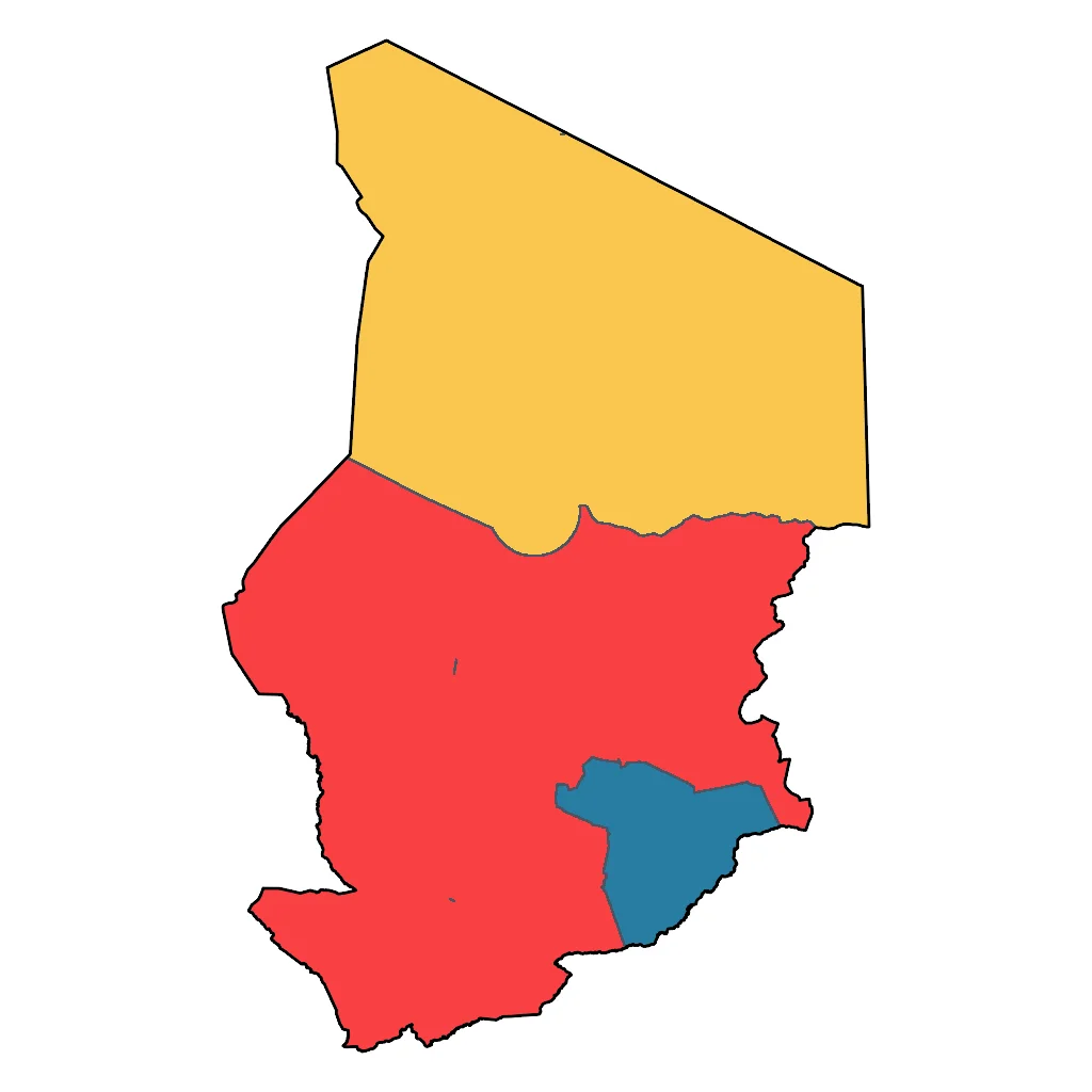 Map showing regions suitable for Educational & Exploratory in Chad. Overall suitability: very_good.