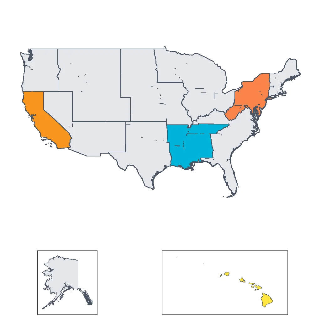 Map showing regions suitable for City & Cultural in United States. Overall suitability: excellent.