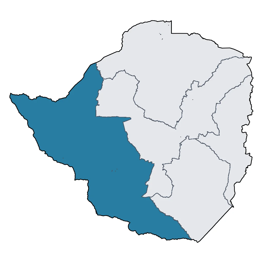 Map showing regions suitable for Educational & Exploratory in Zimbabwe. Overall suitability: good.