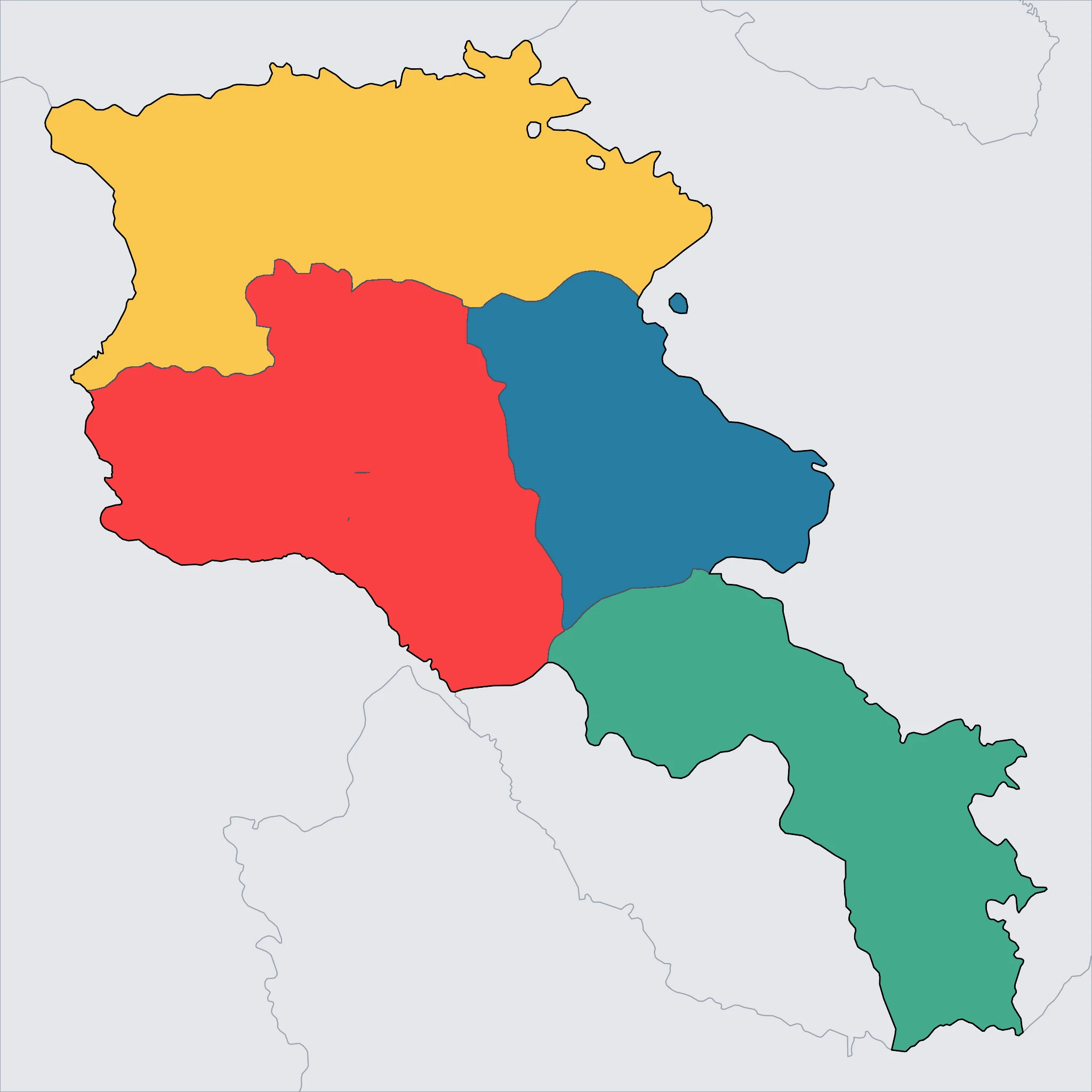 Map of Armenia