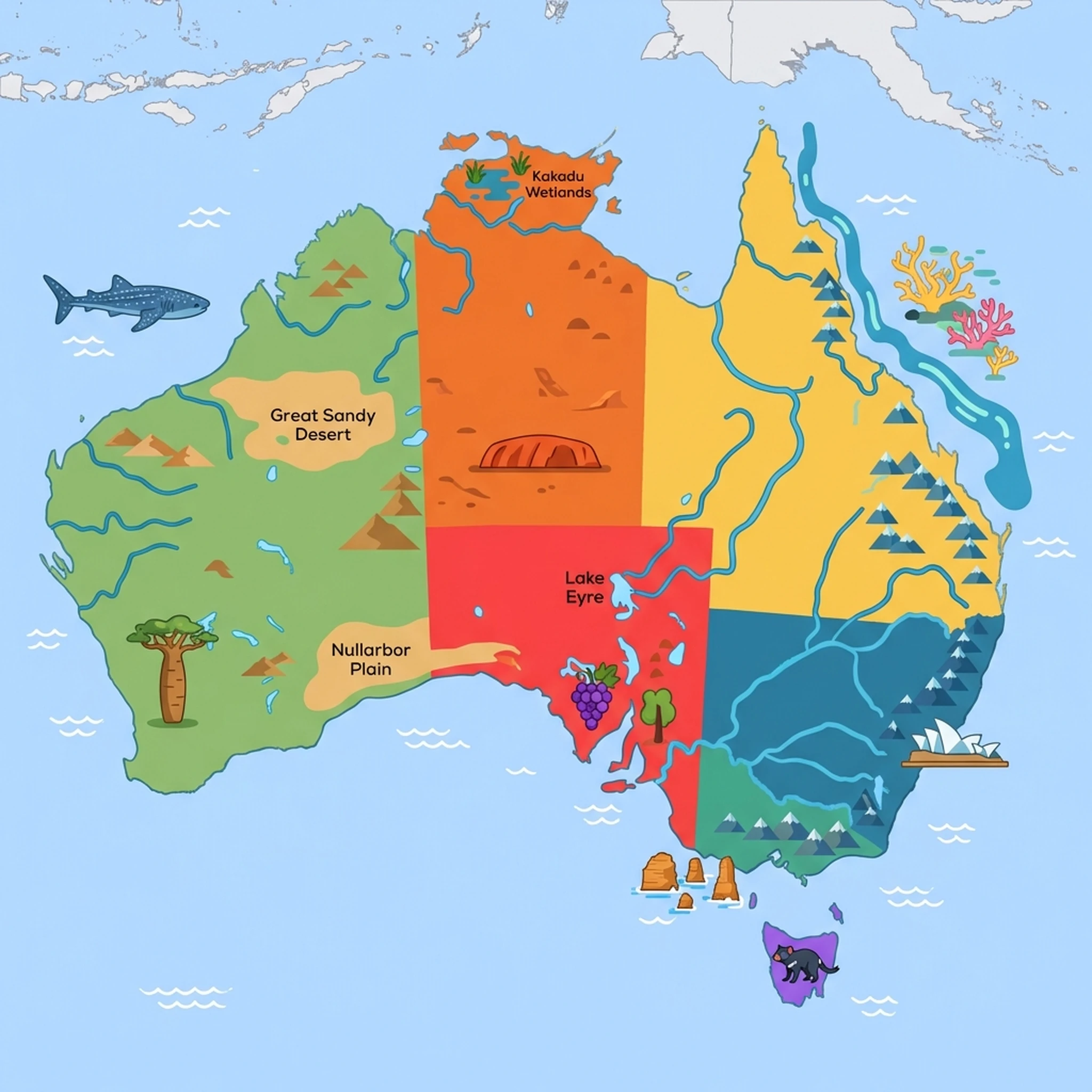 Map of Australia