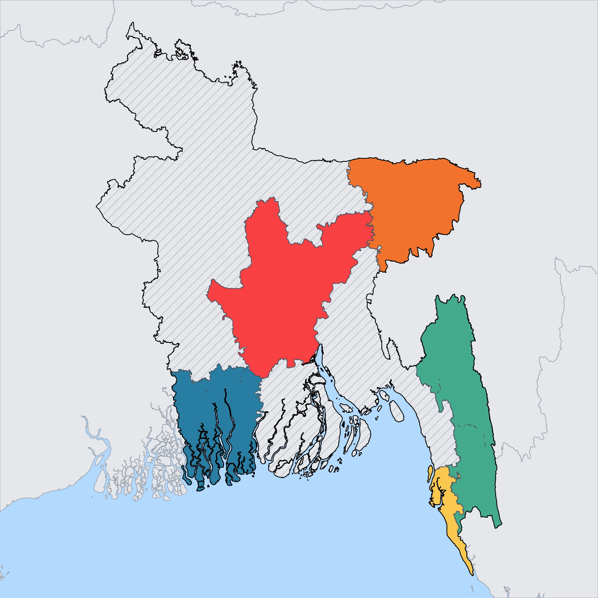 Map of Bangladesh