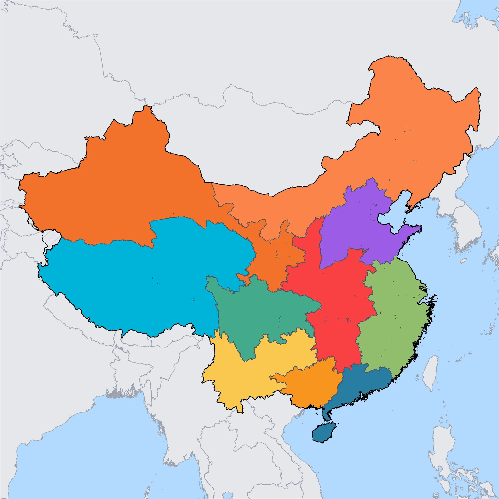Map of China