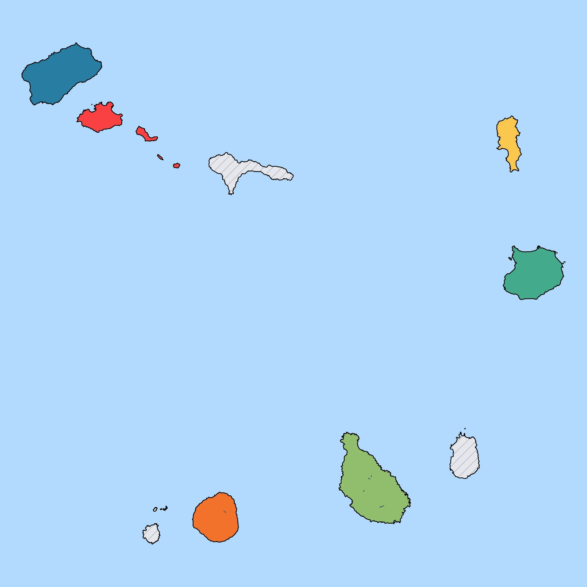 Map of Cape Verde
