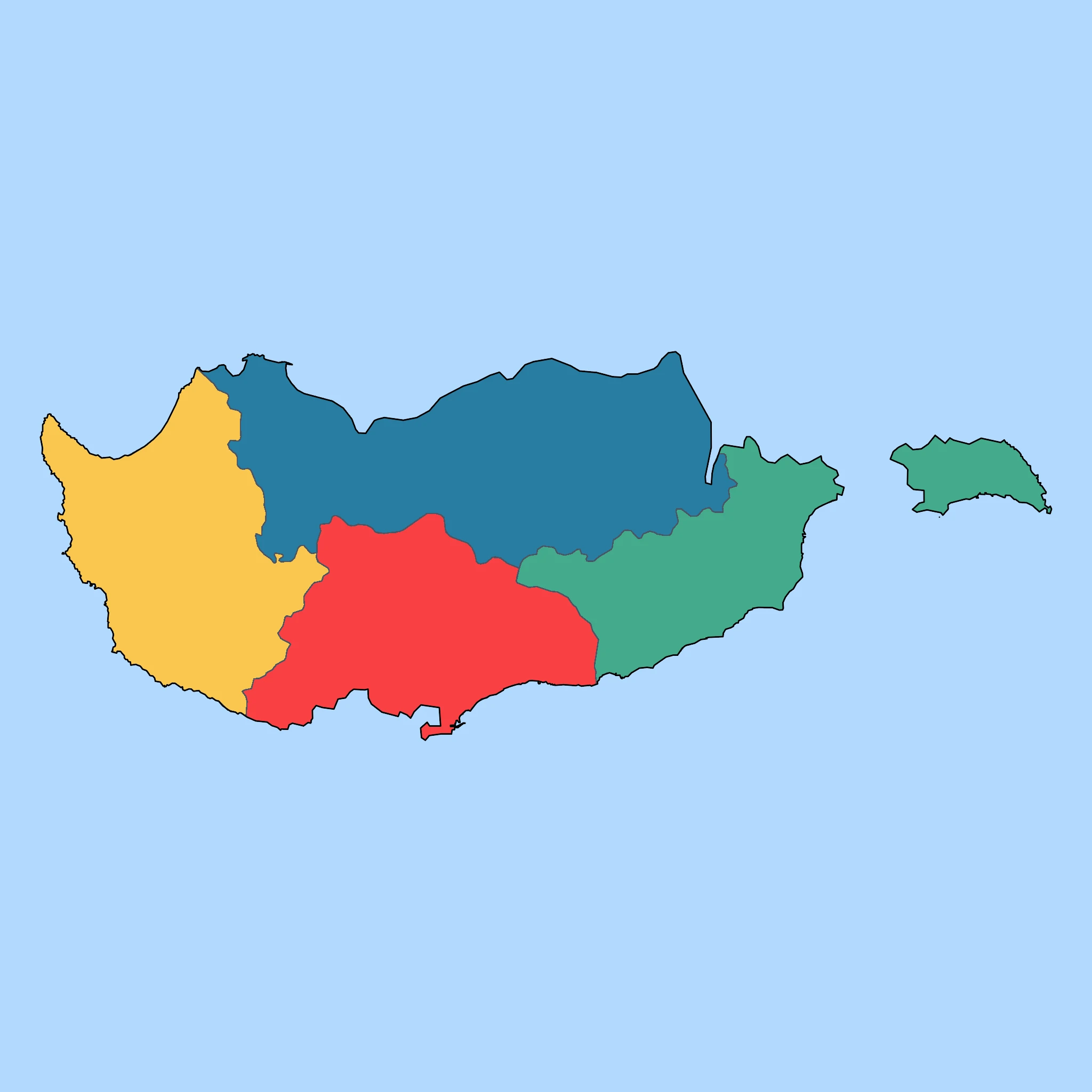 Map of Cyprus