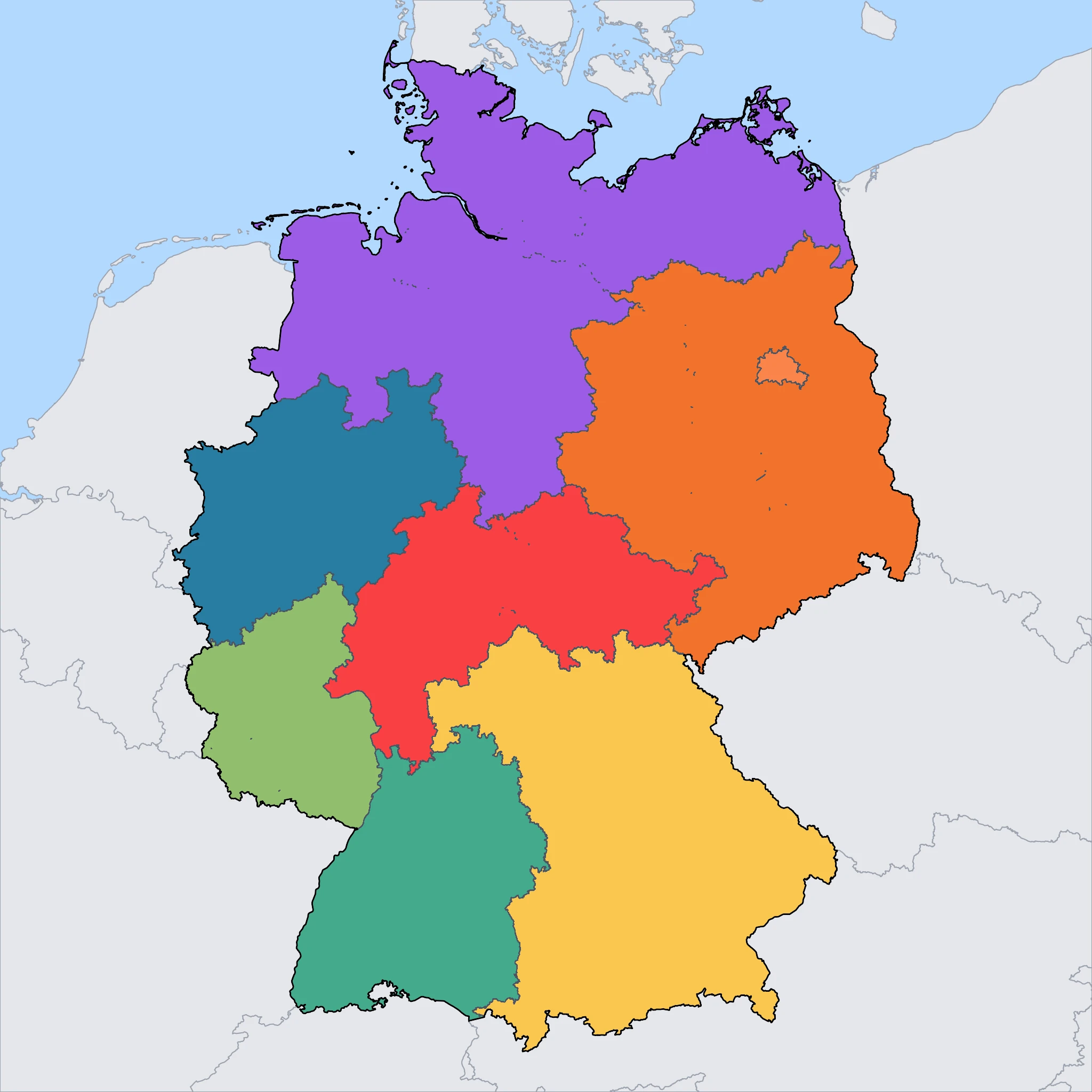 Map of Germany