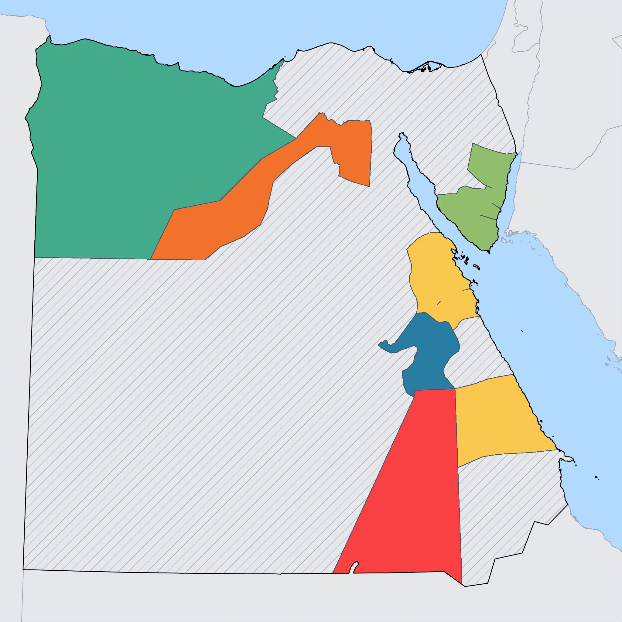 Map of Egypt
