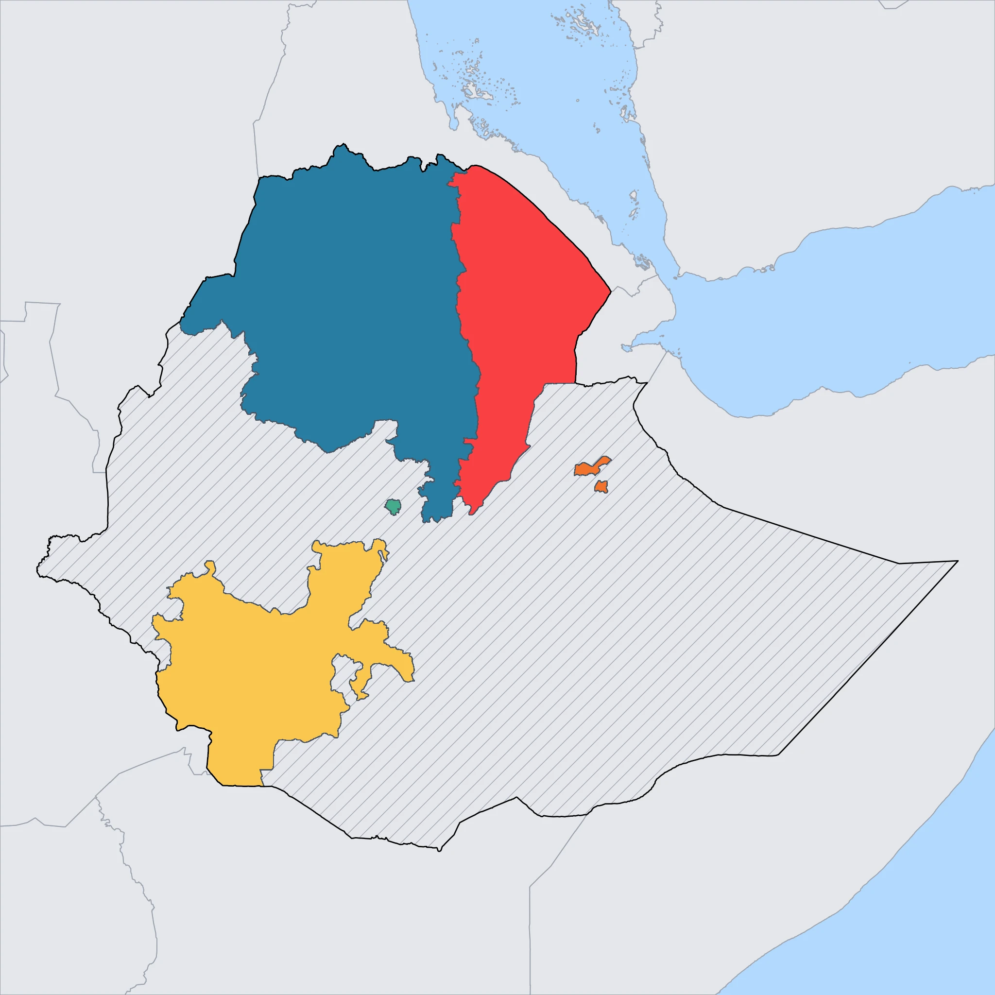 Map of Ethiopia