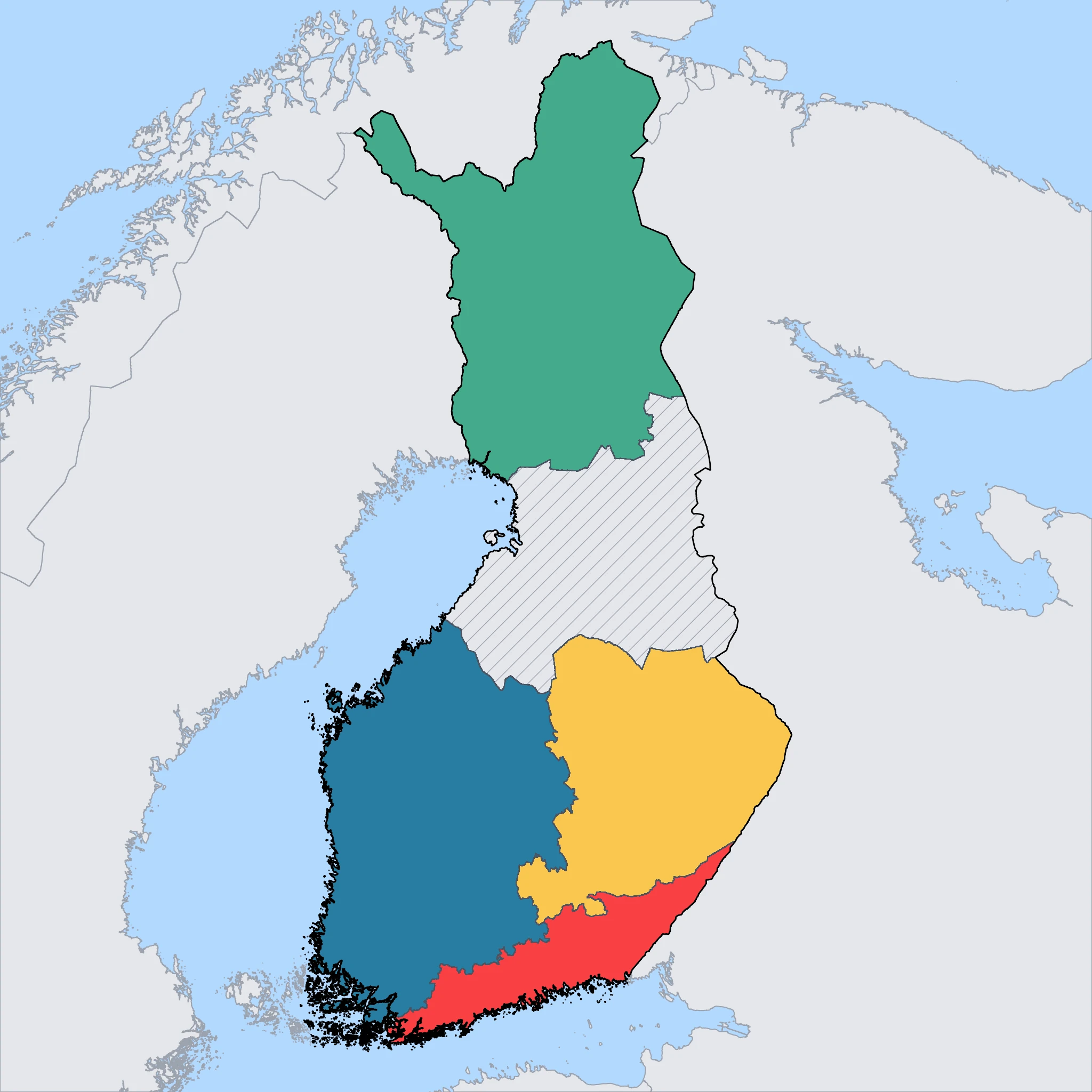 Map of Finland