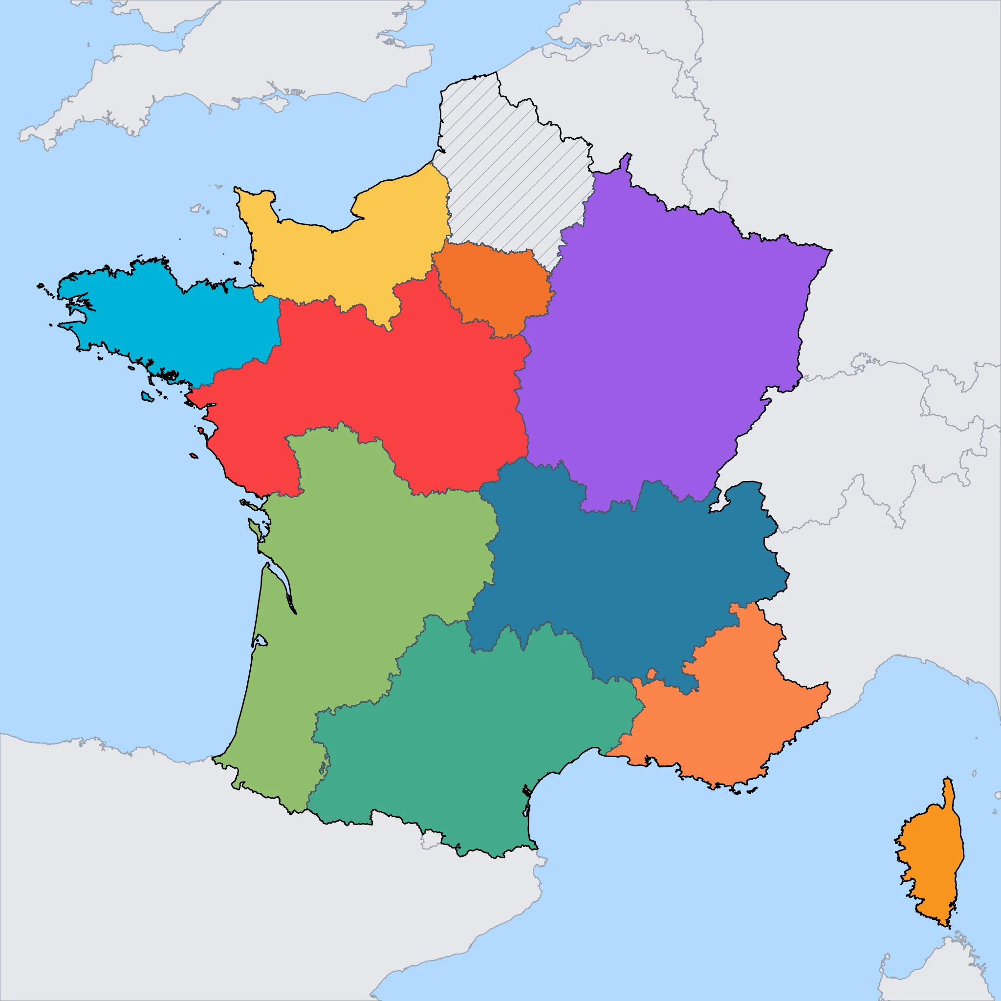 Map of France