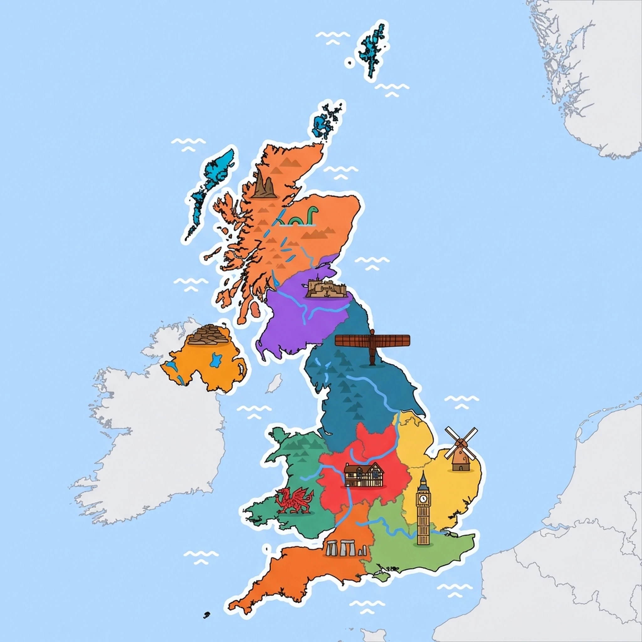 Map of United Kingdom