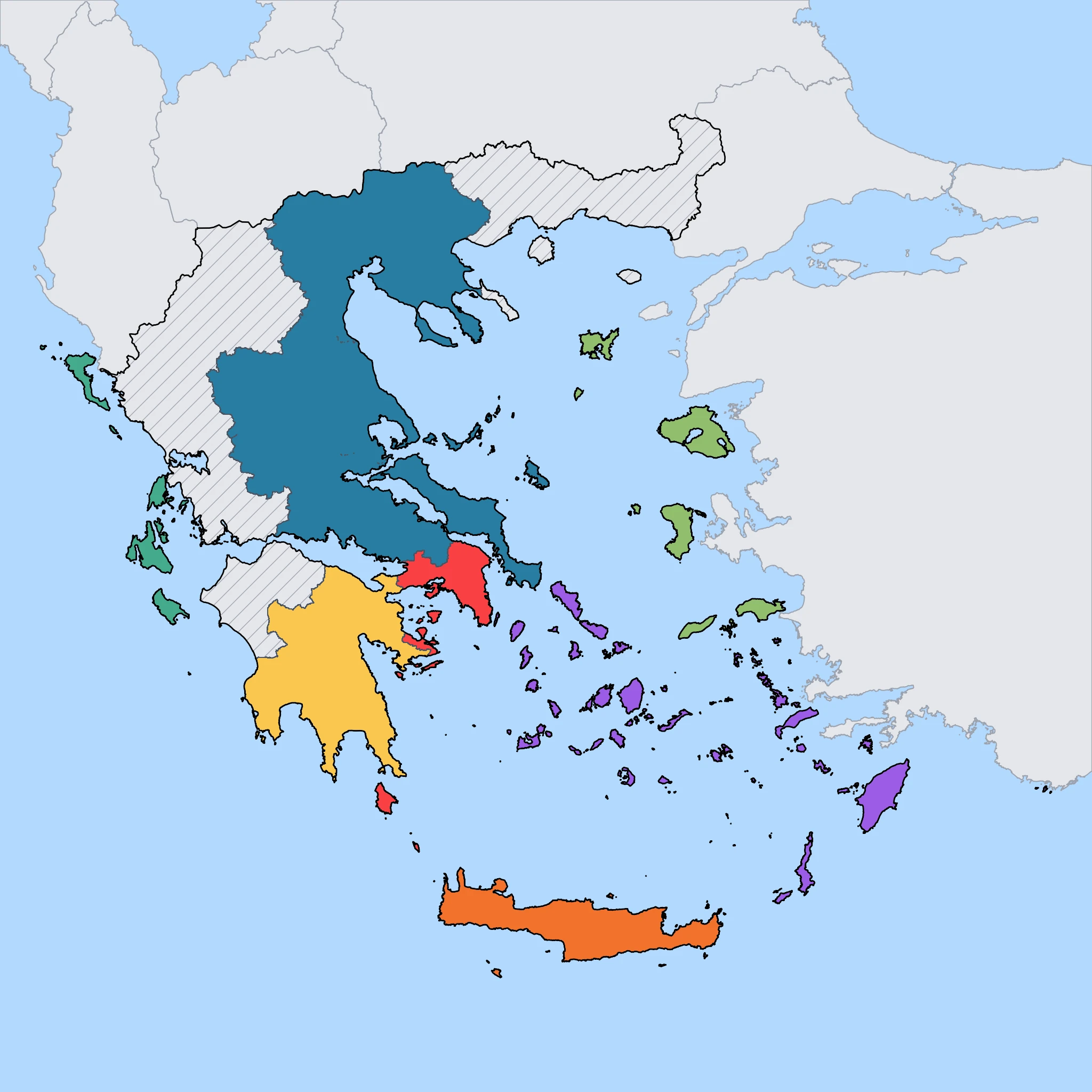 Map of Greece