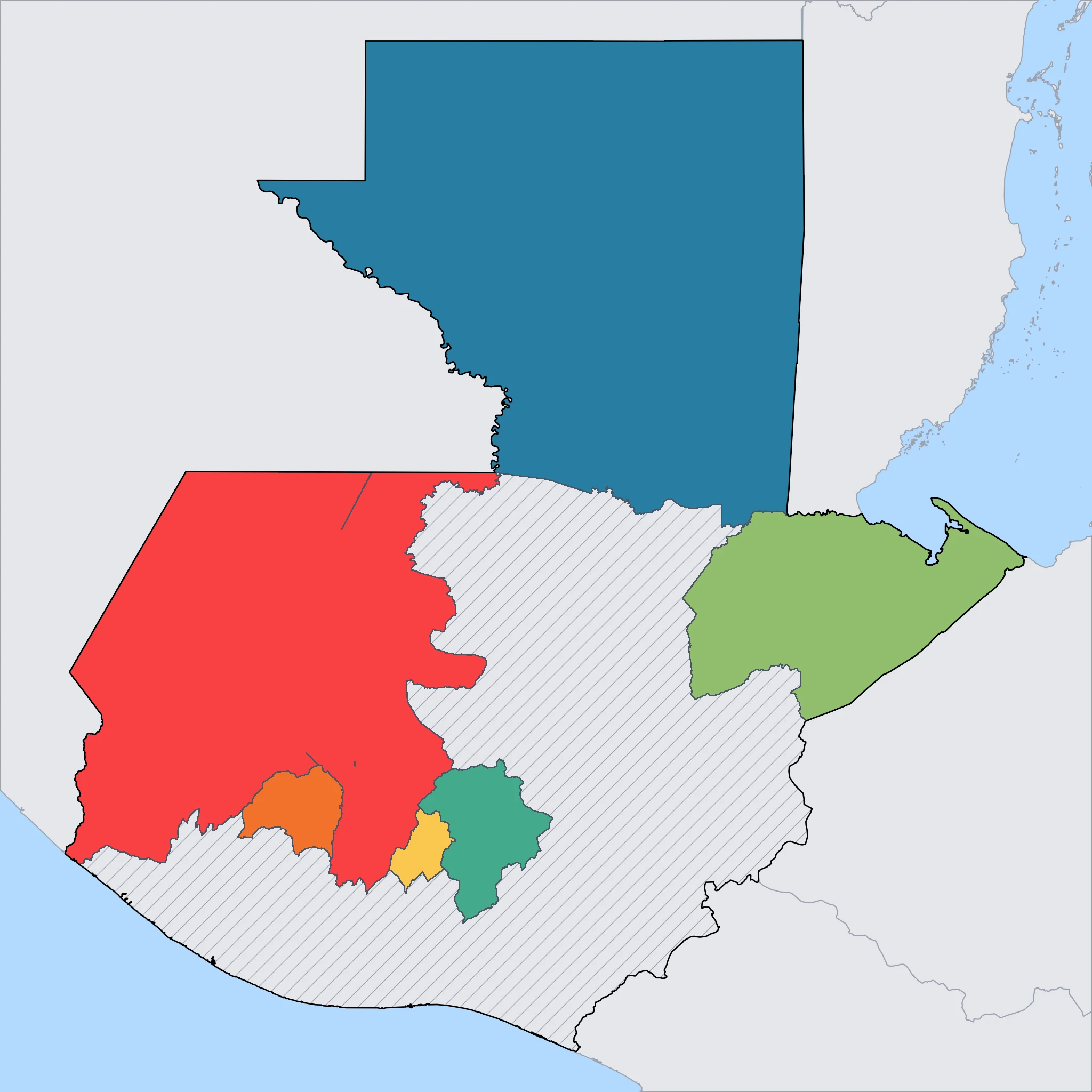 Map of Guatemala
