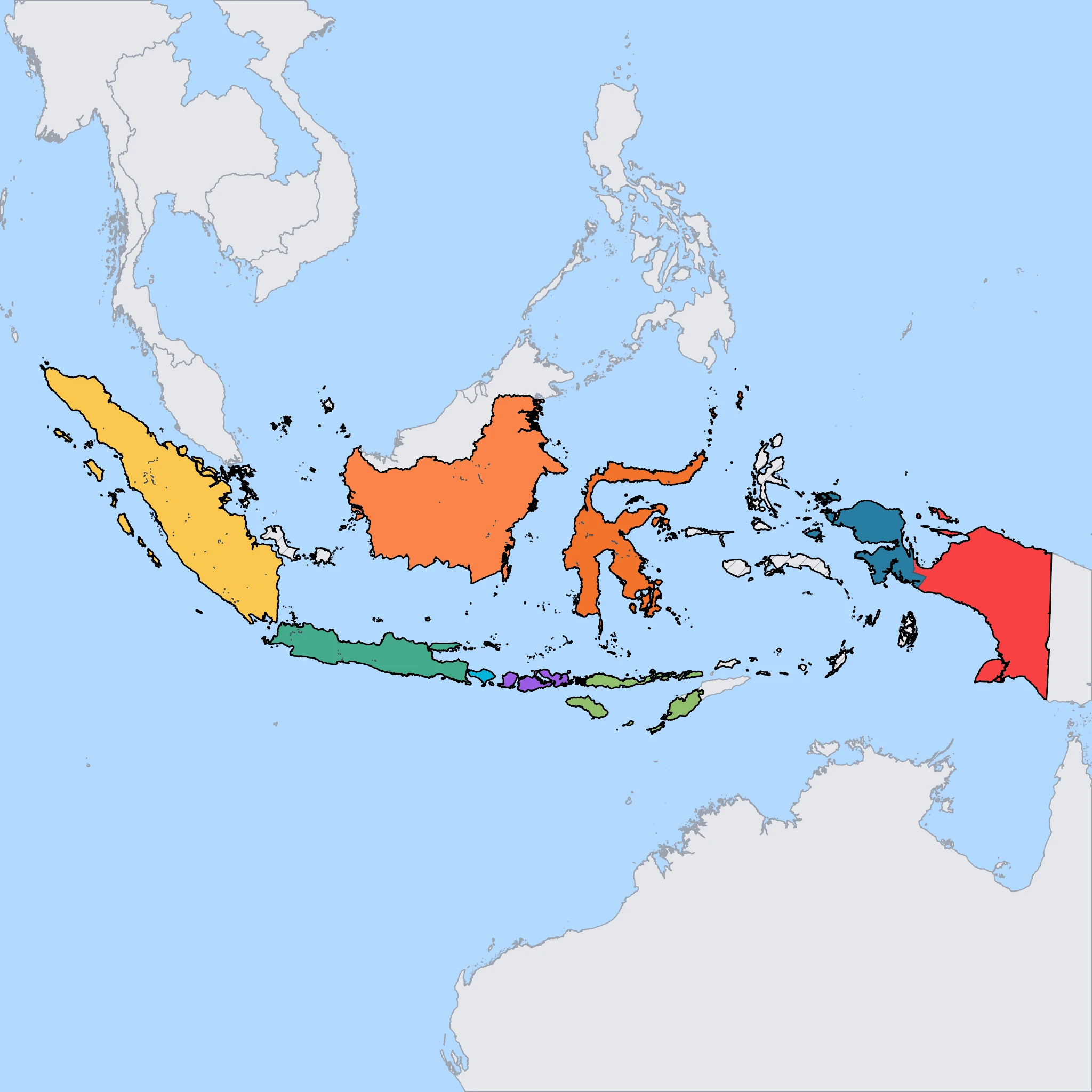 Map of Indonesia