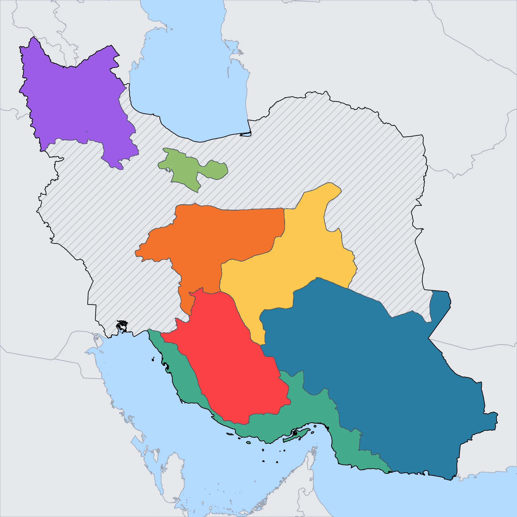 Map of Iran