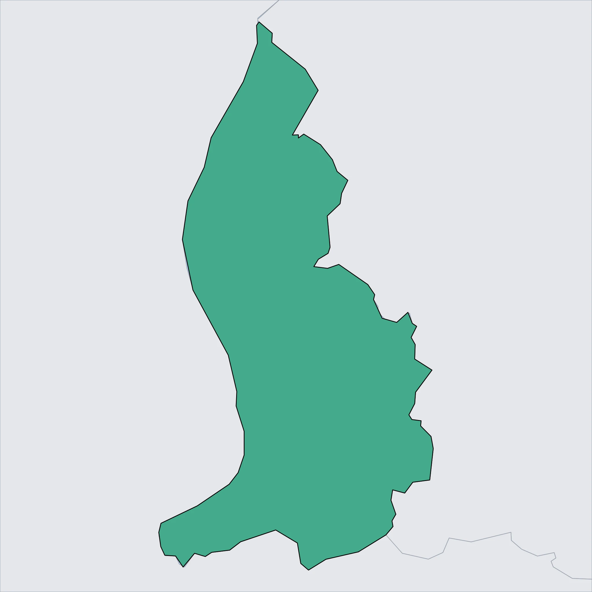 Map of Liechtenstein