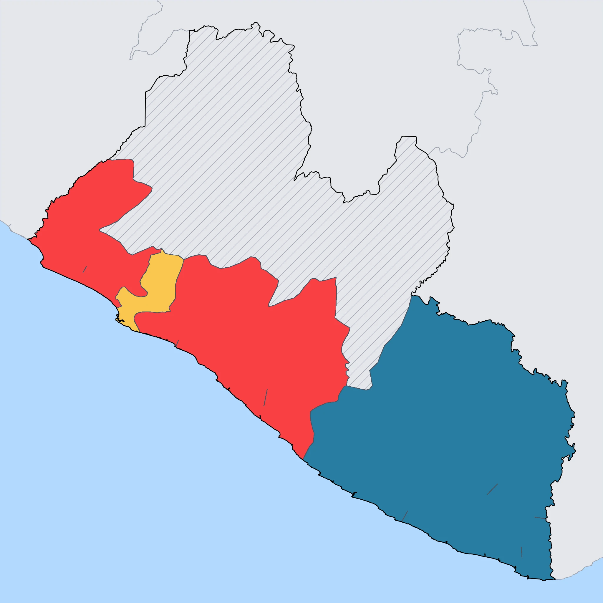 Map of Liberia