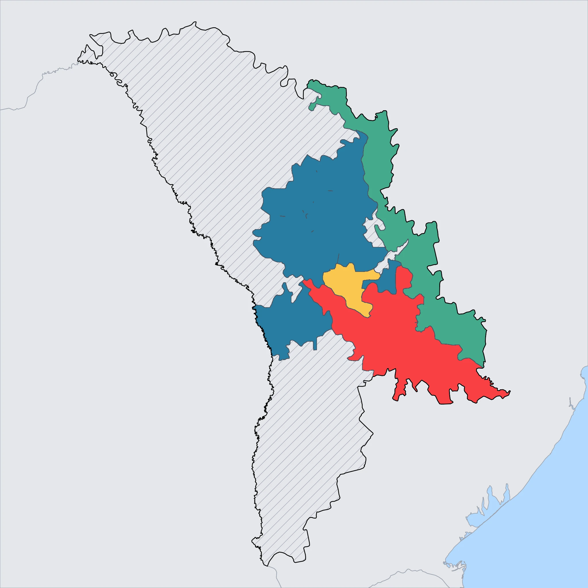 Map of Moldova
