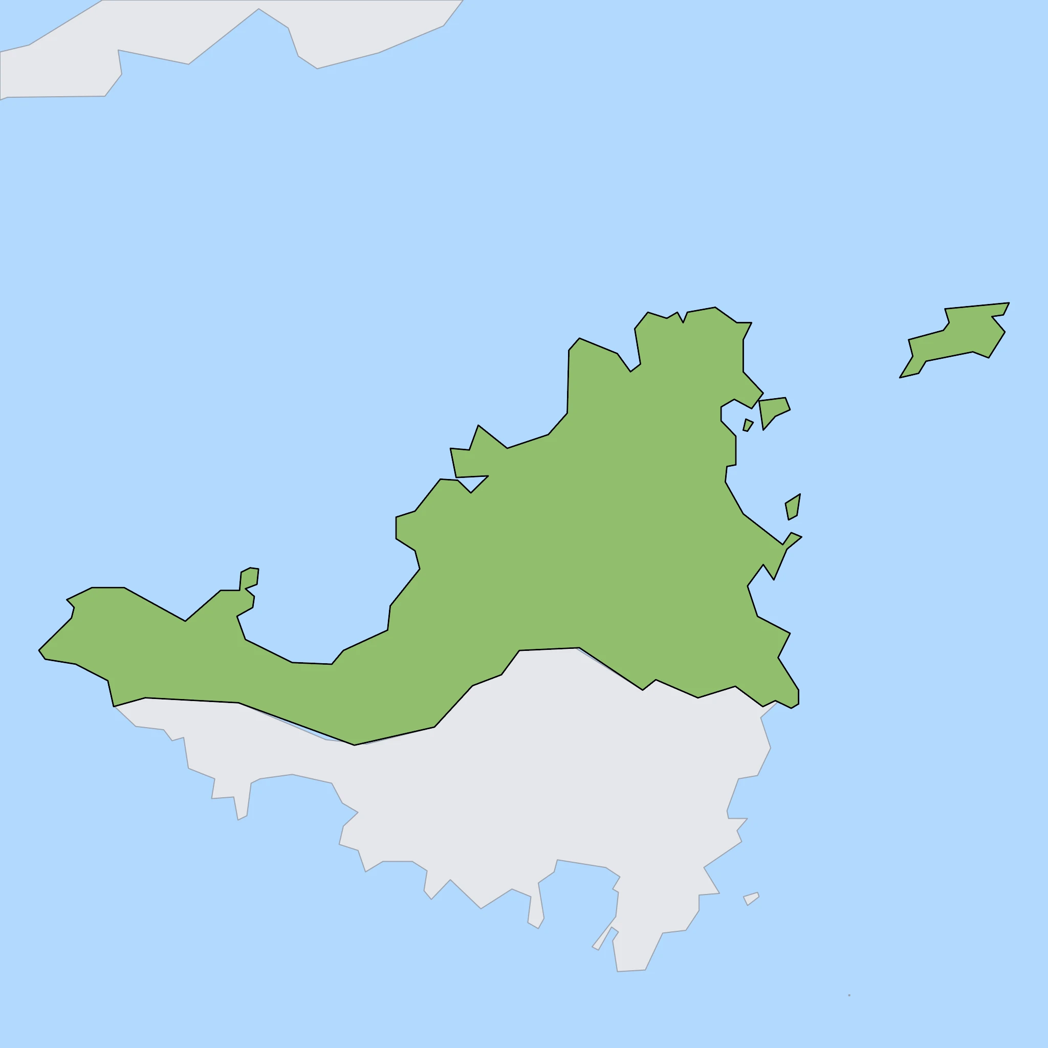 Map of Saint Martin