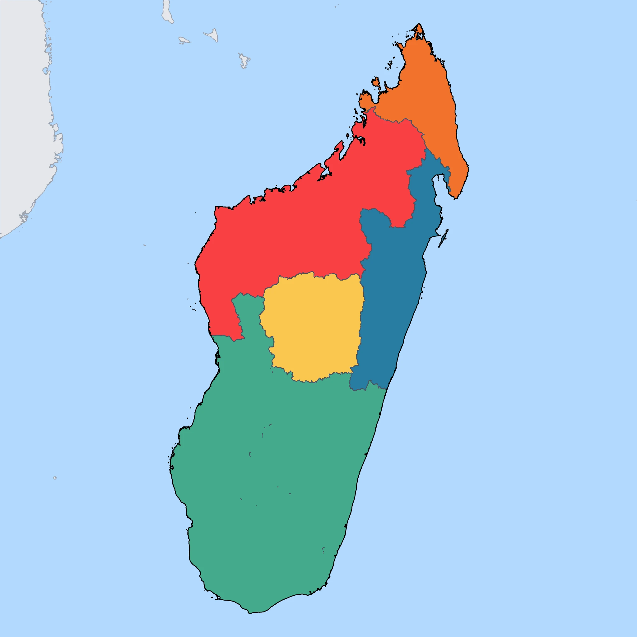 Map of Madagascar