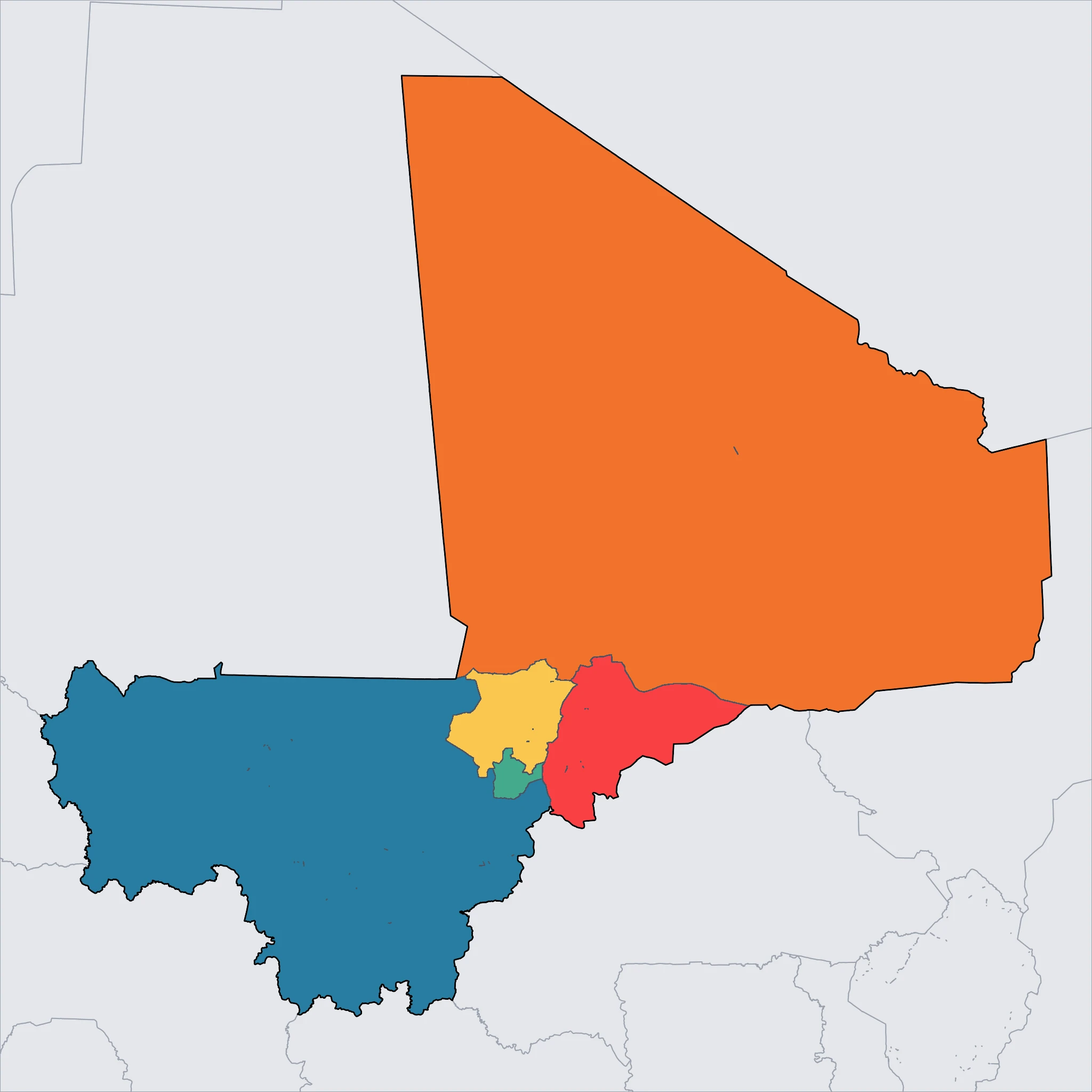 Map of Mali