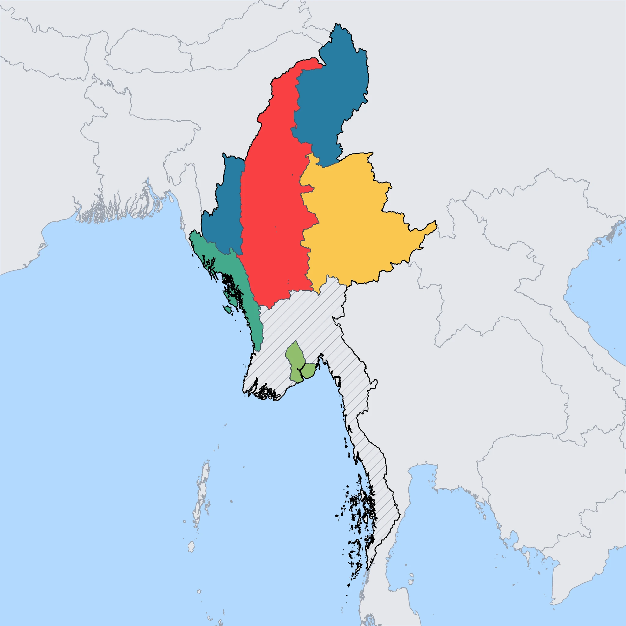 Map of Myanmar