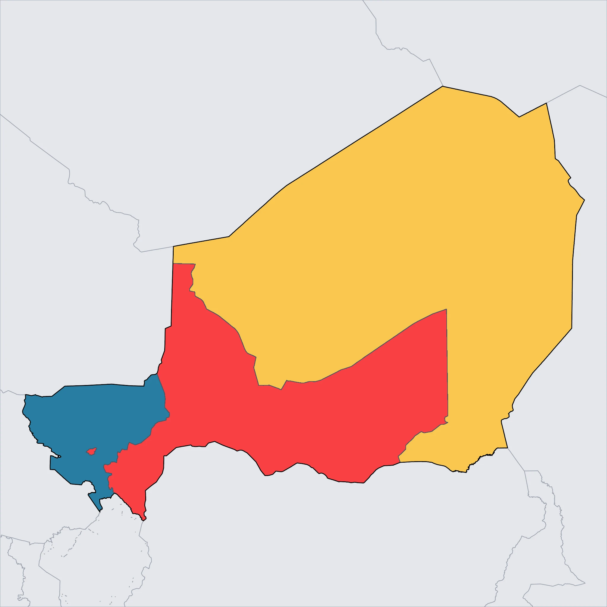 Map of Niger