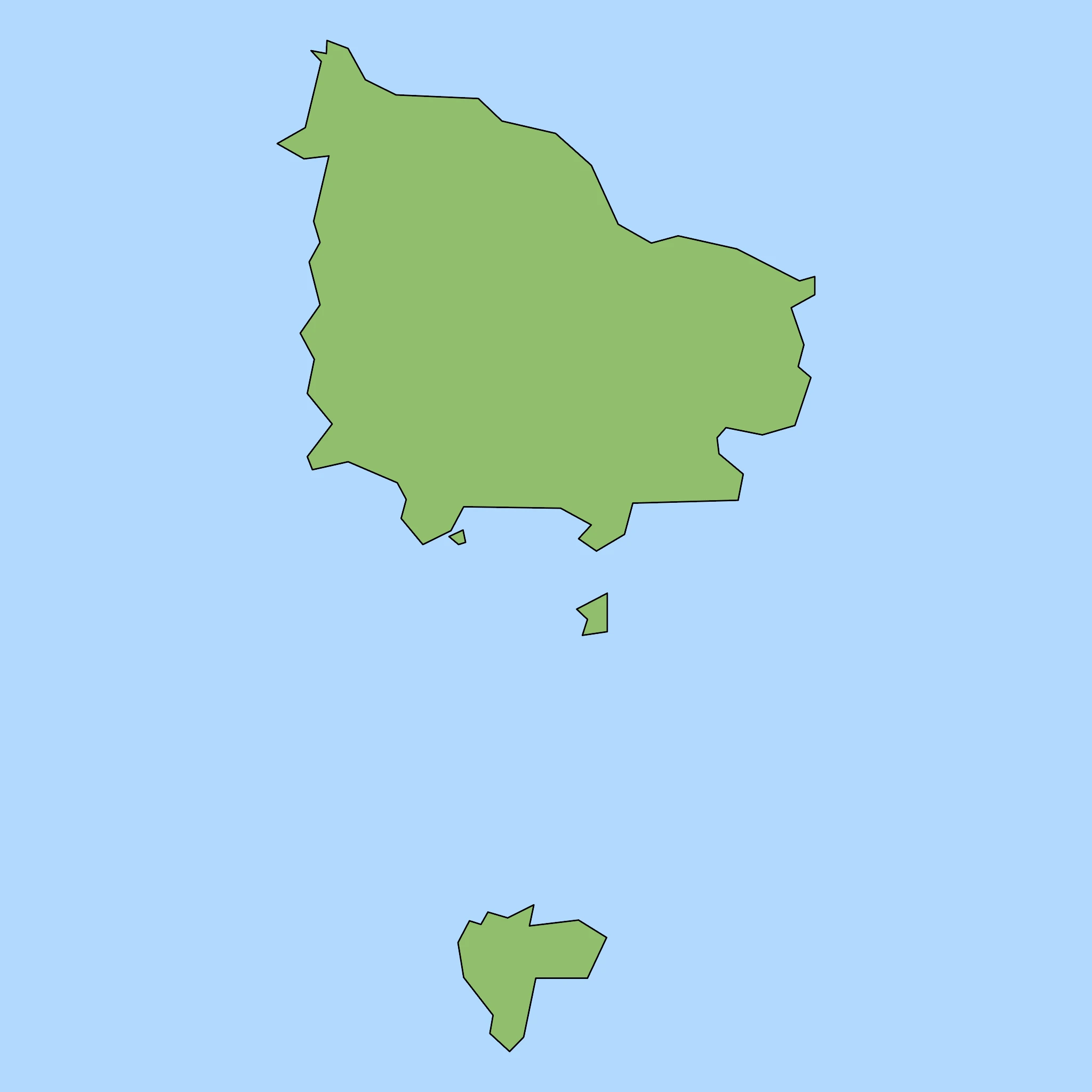 Map of Norfolk Island