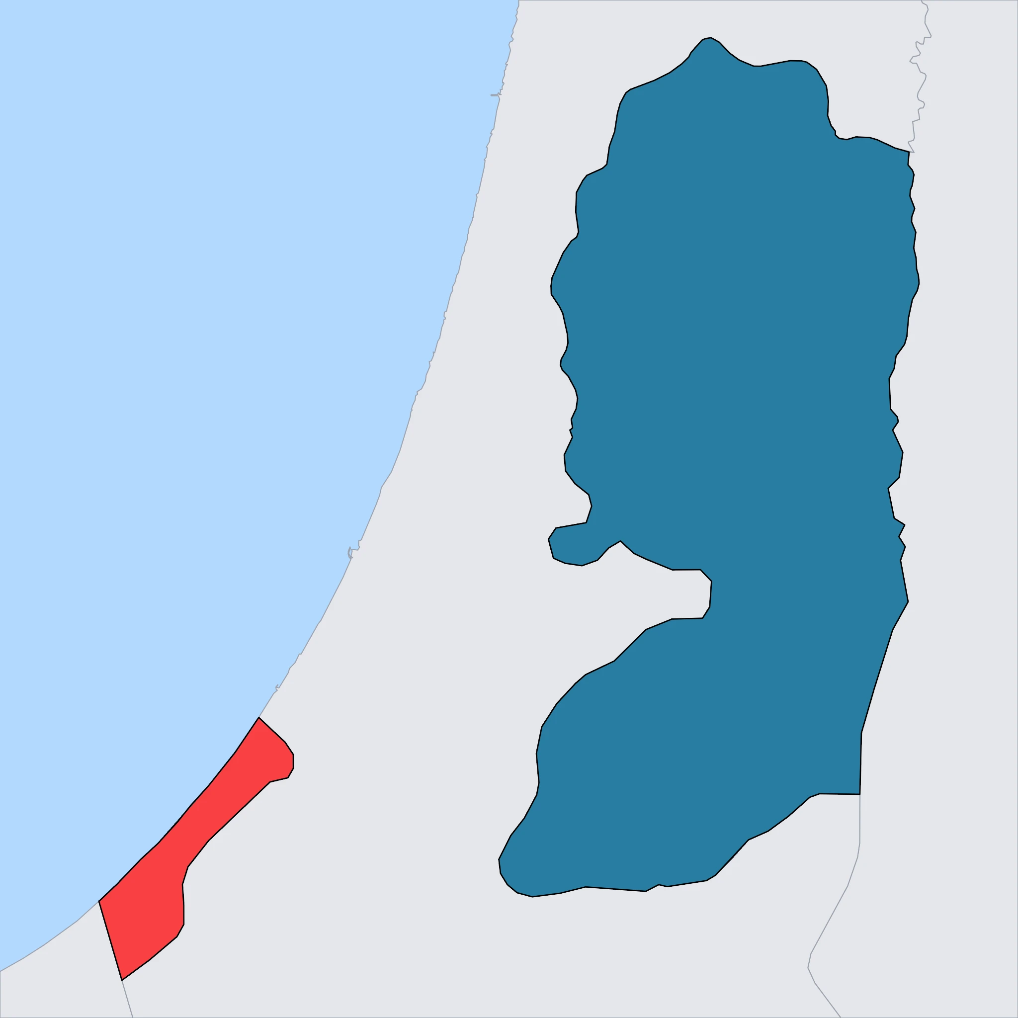 Map of Palestine