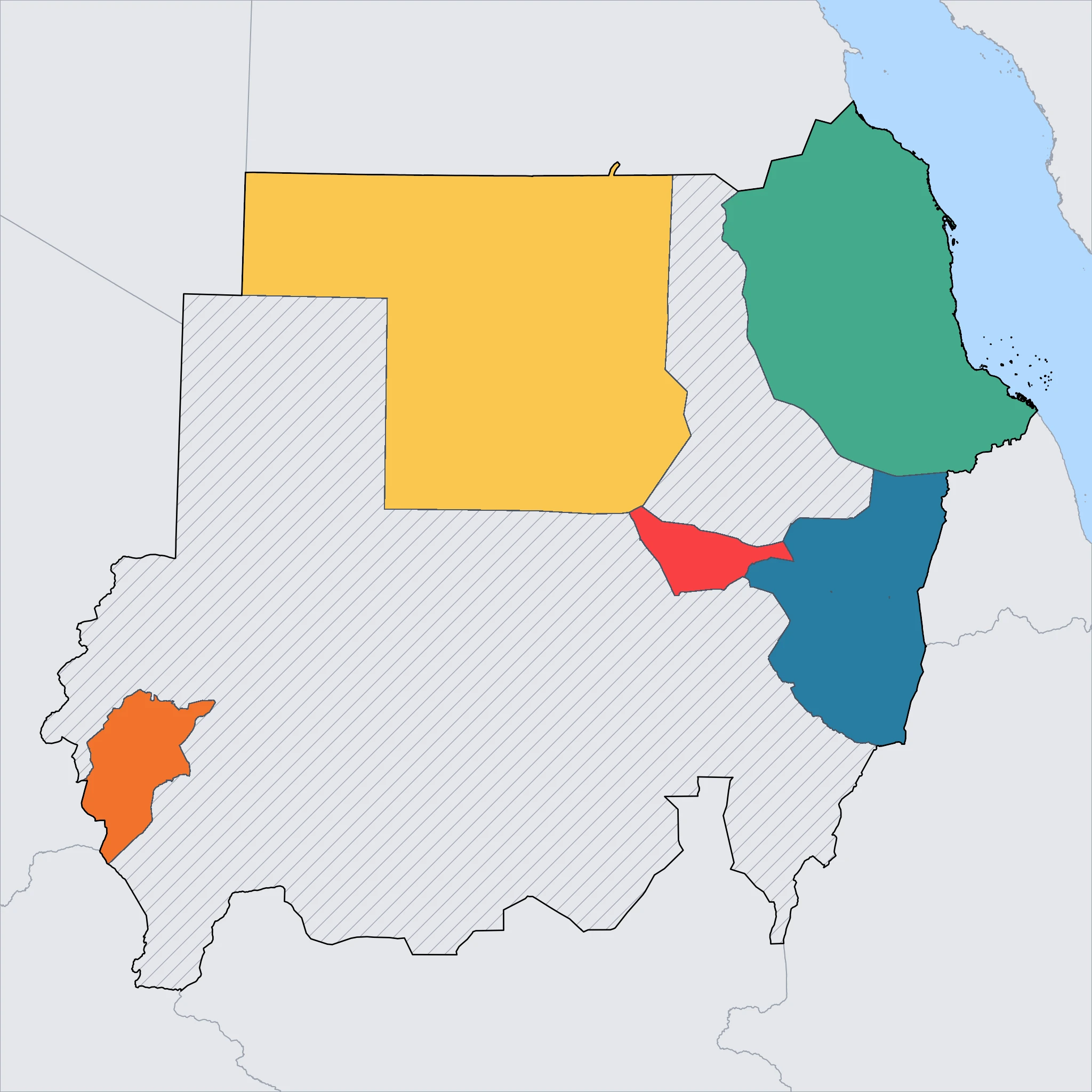 Map of Sudan
