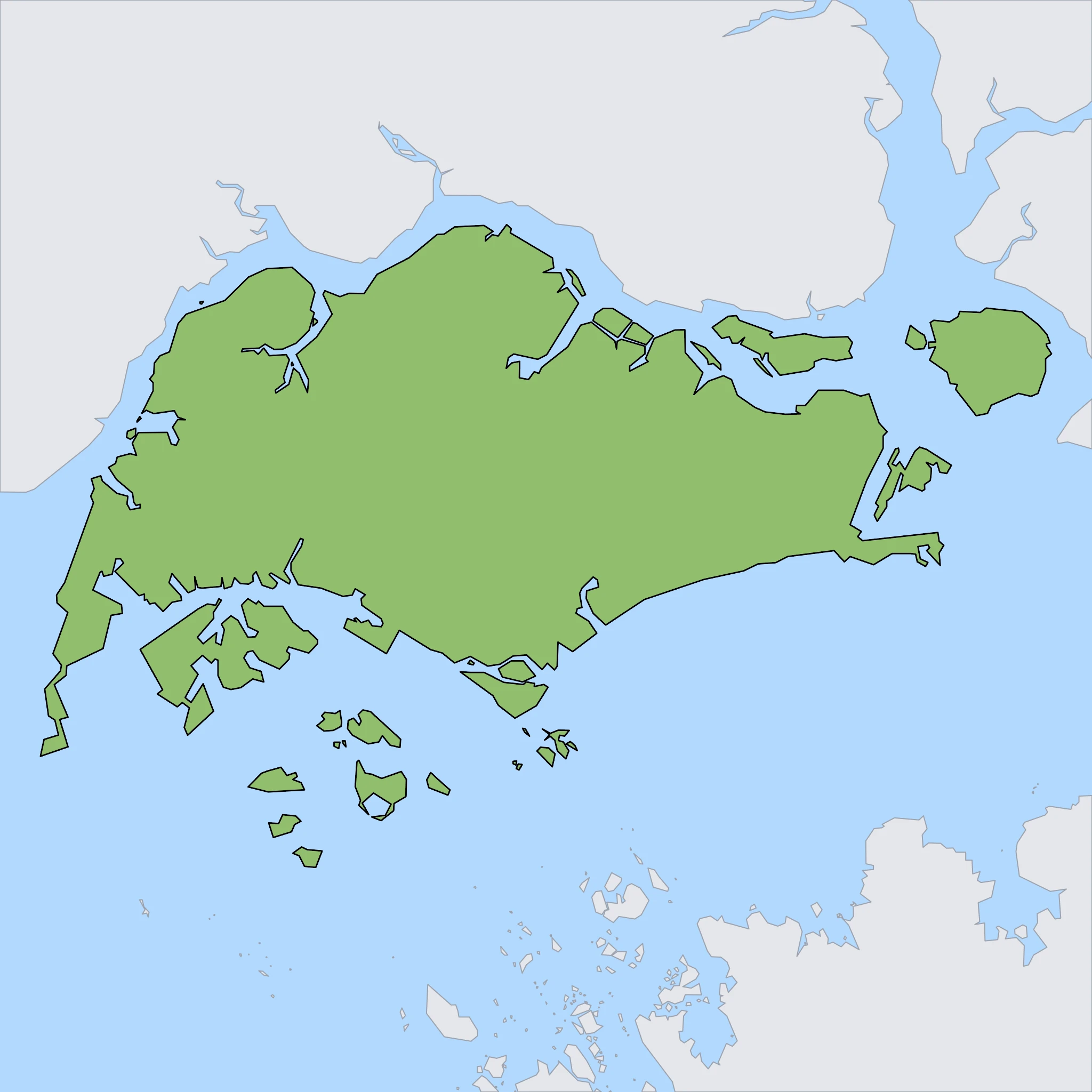 Map of Singapore
