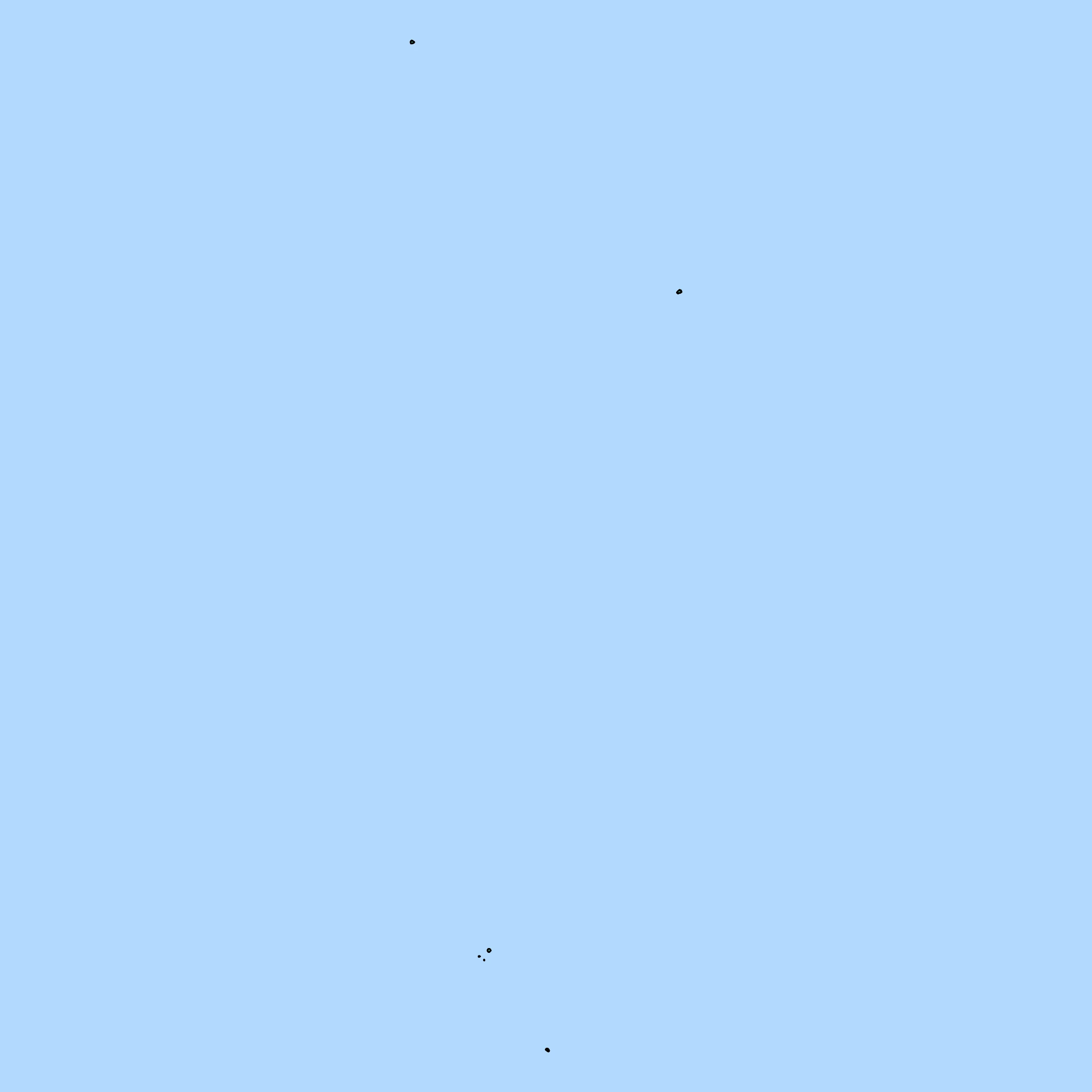 Map of Saint Helena, Ascension and Tristan da Cunha