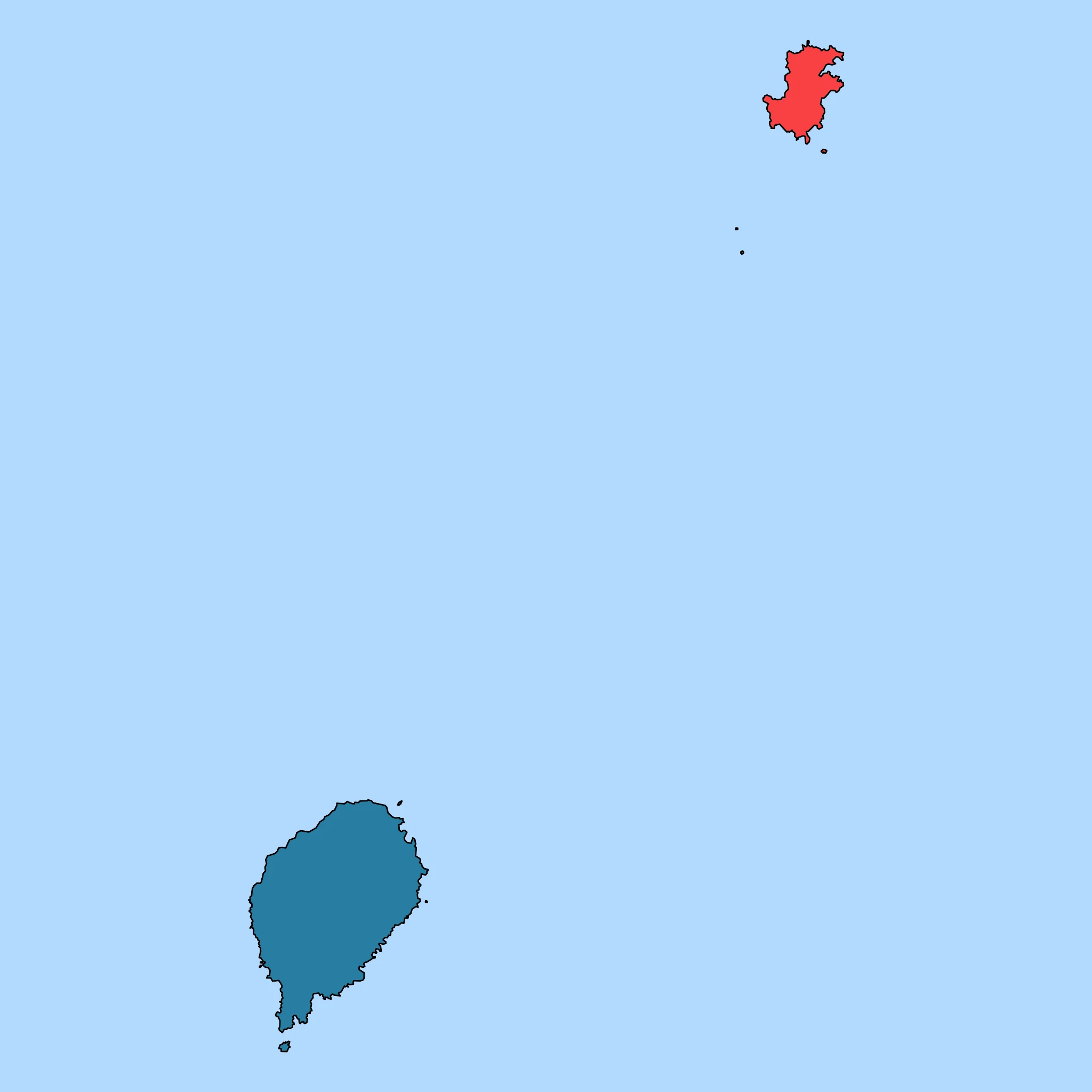 Map of São Tomé and Príncipe