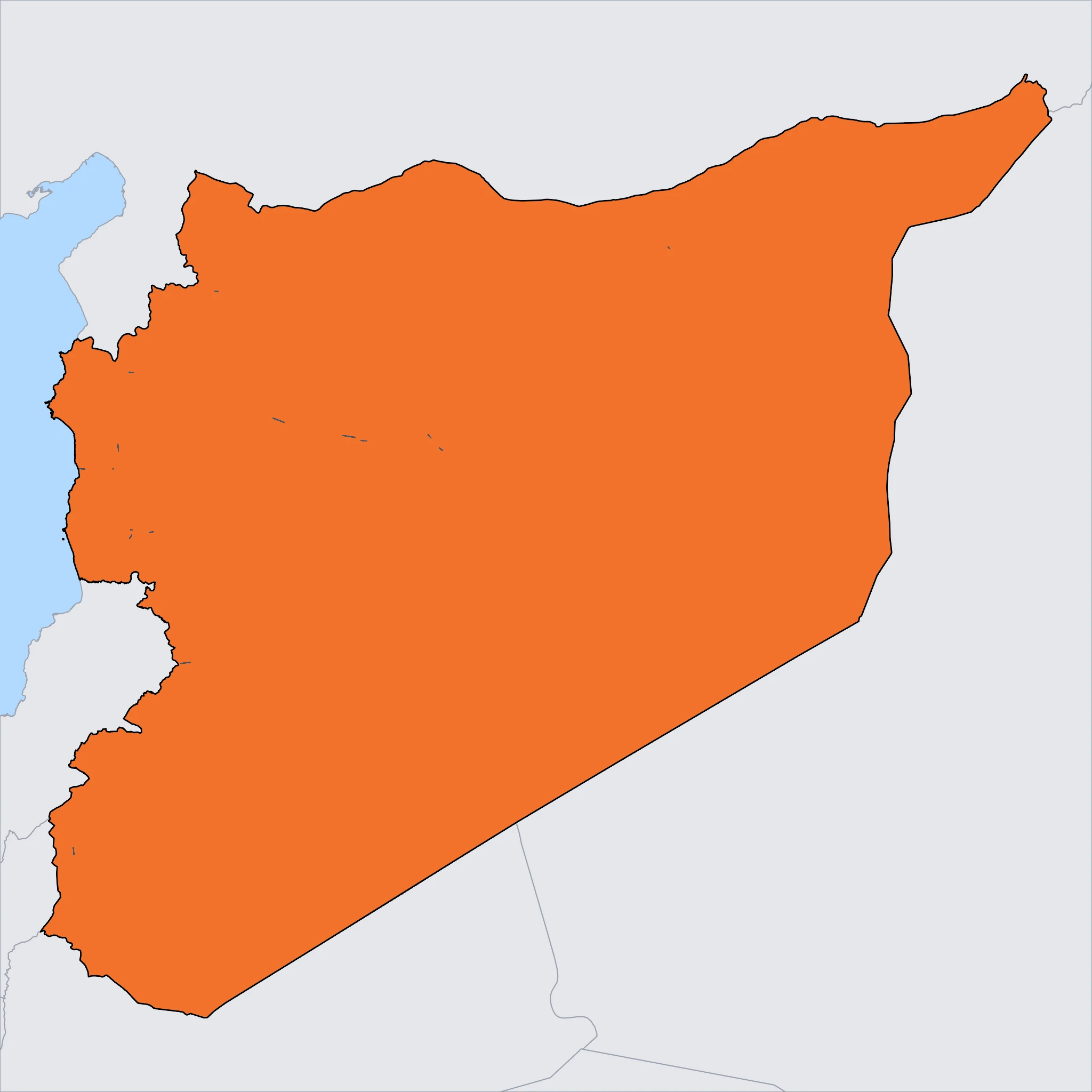 Map of Syria