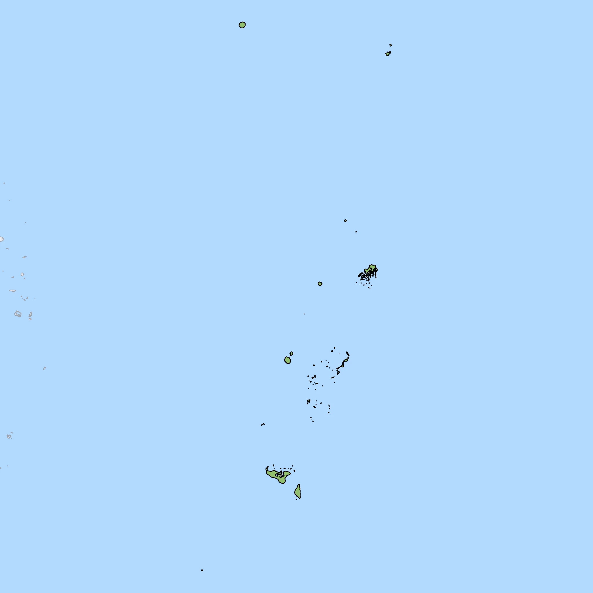 Map of Tonga