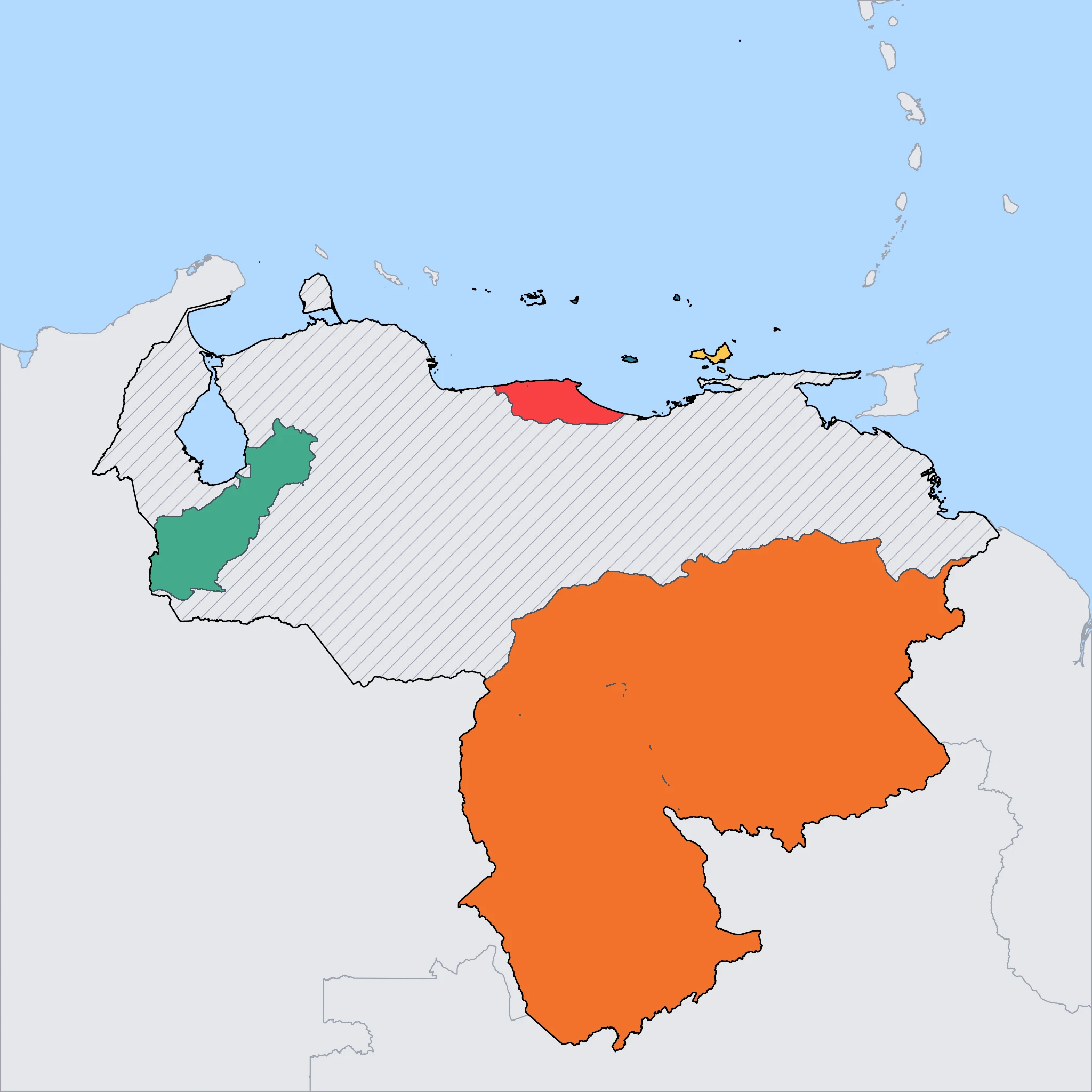 Map of Venezuela