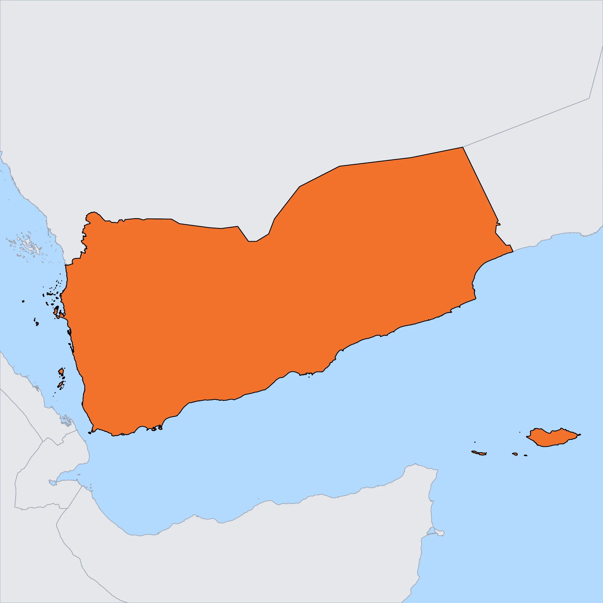 Map of Yemen